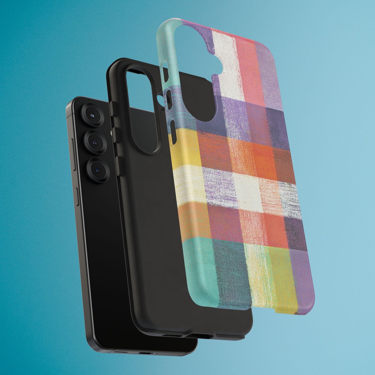 Colorful Plaid Phone Case - iPhone, Galaxy and Pixel Models