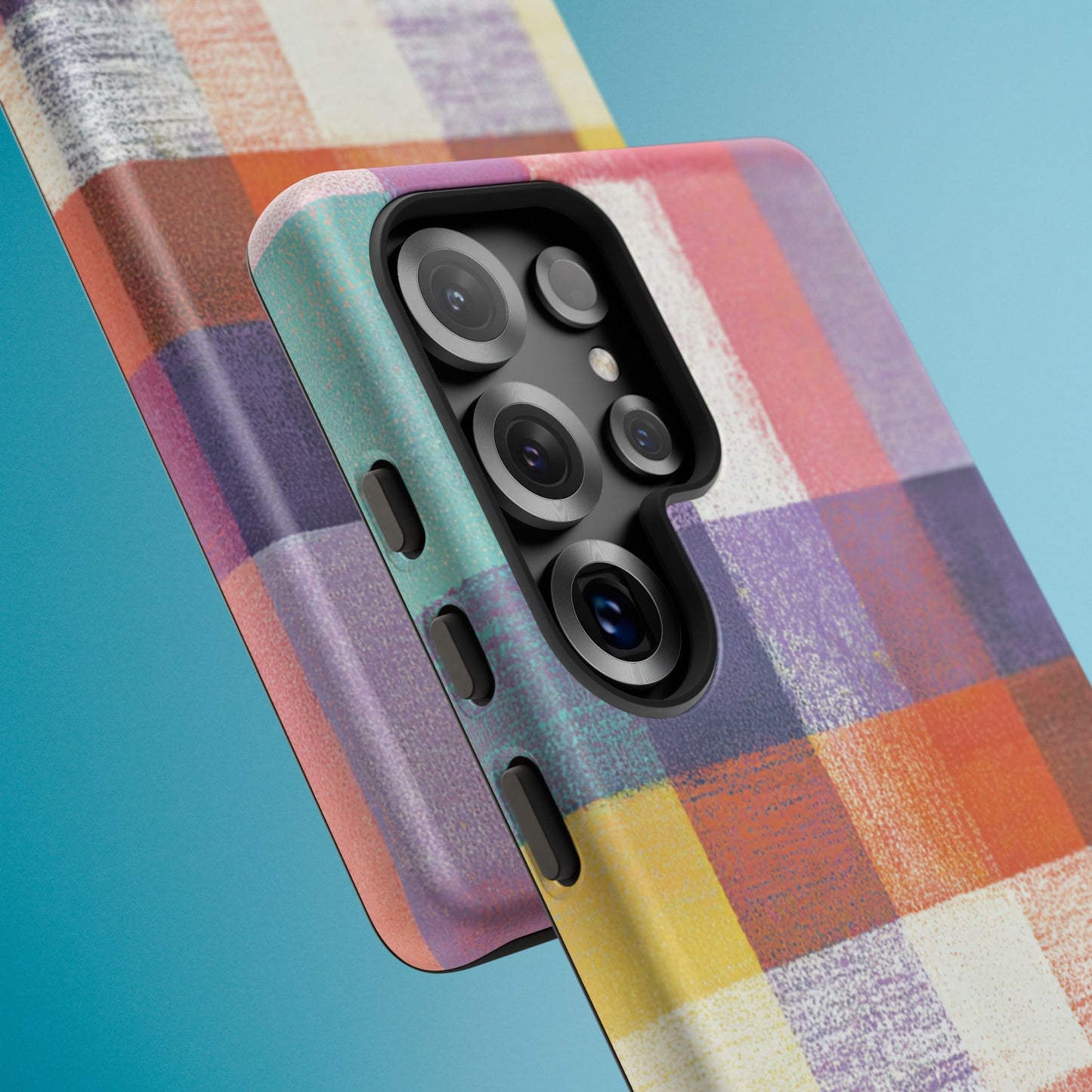 Colorful Plaid Phone Case - iPhone, Galaxy and Pixel Models