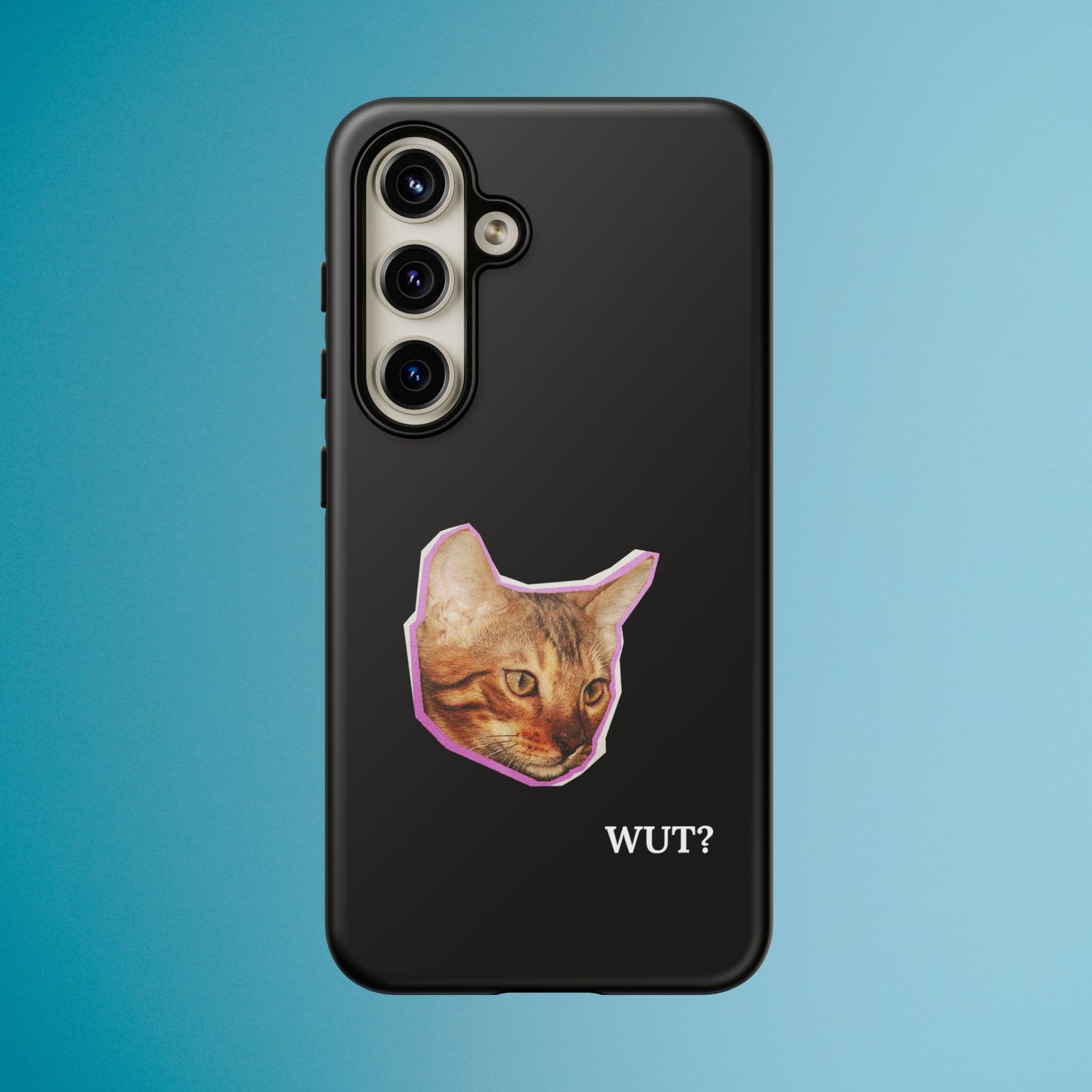 Funny Cat Meme Phone Case - iPhone, Galaxy, Pixel