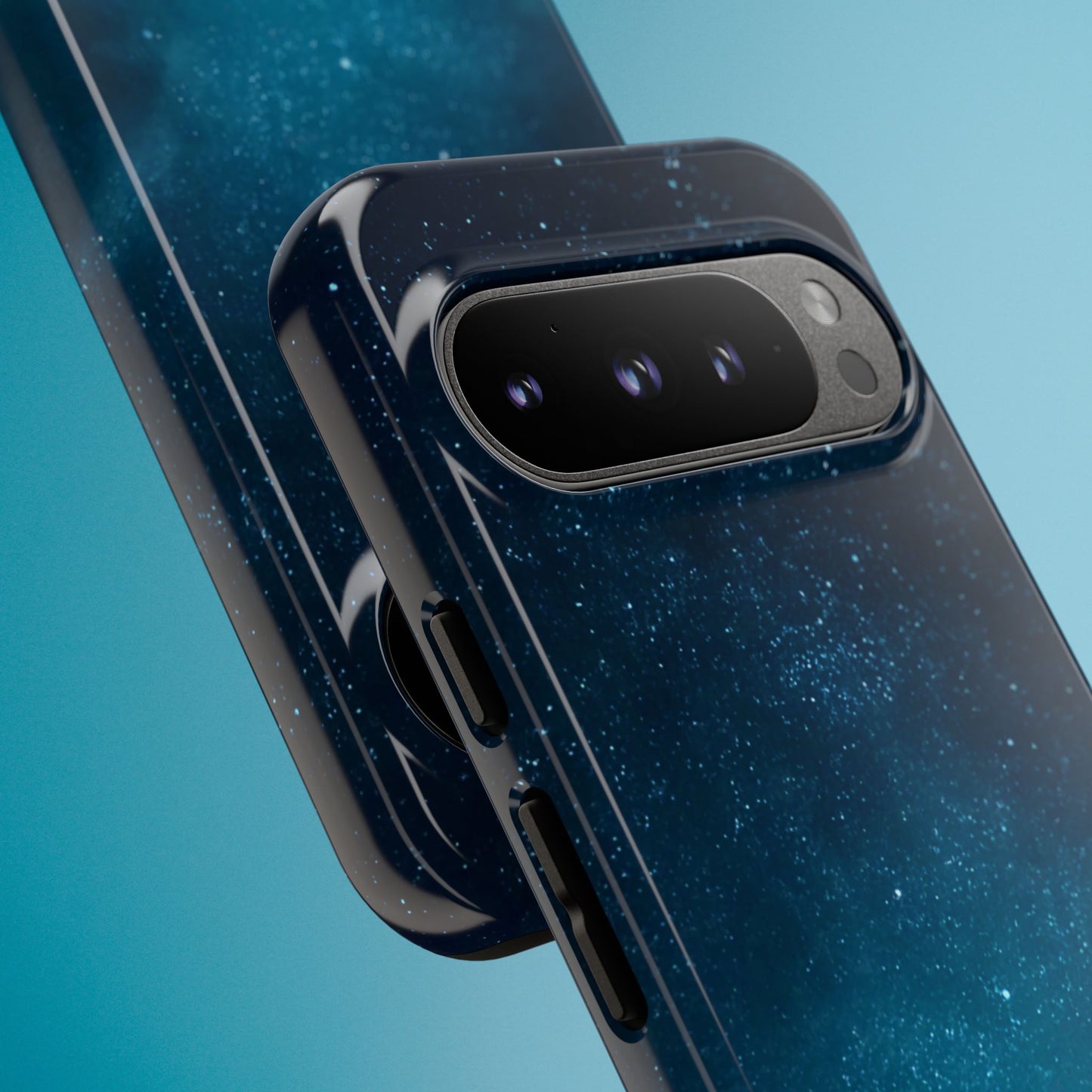 Dark Starry Night Phone Case - Winter Theme Phone Cover for iPhone, Pixel and Samsung Galaxy Models