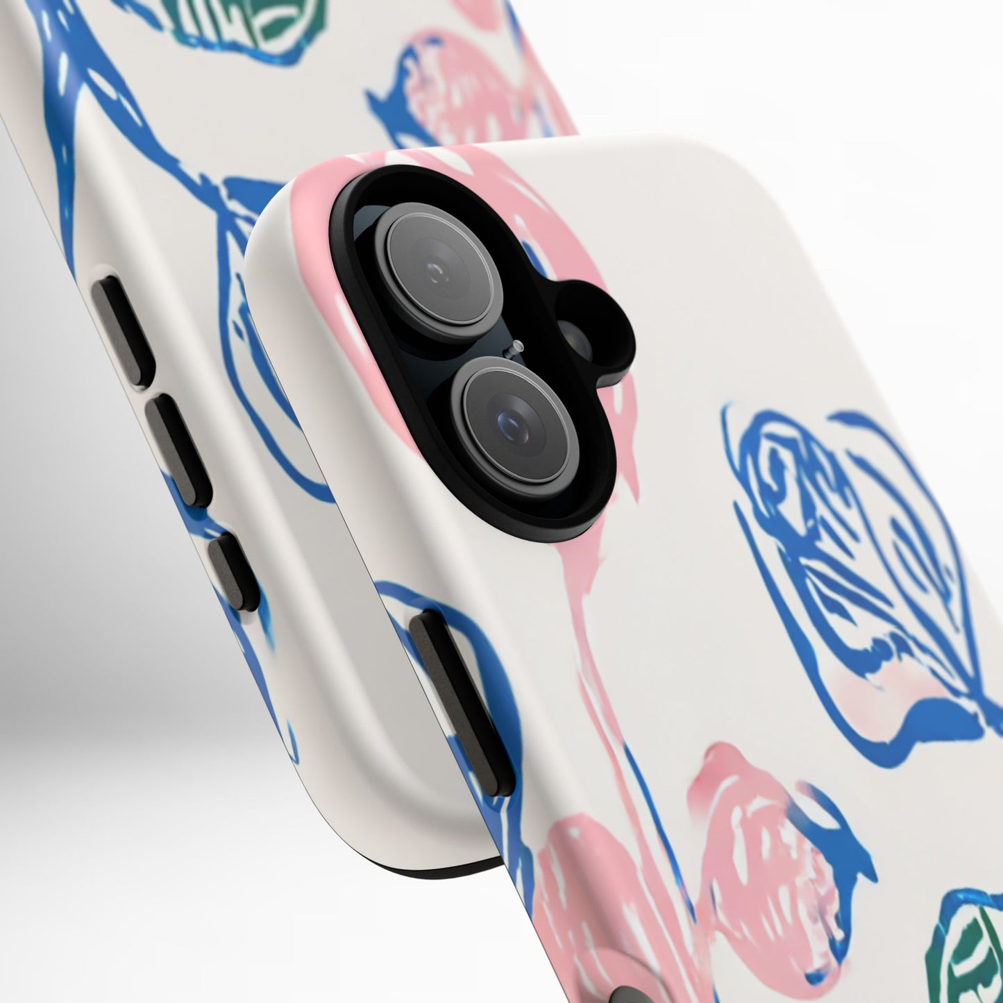 Floral Abstract Case - Artistic Phone Cover iPhone 14-17 Pro Air