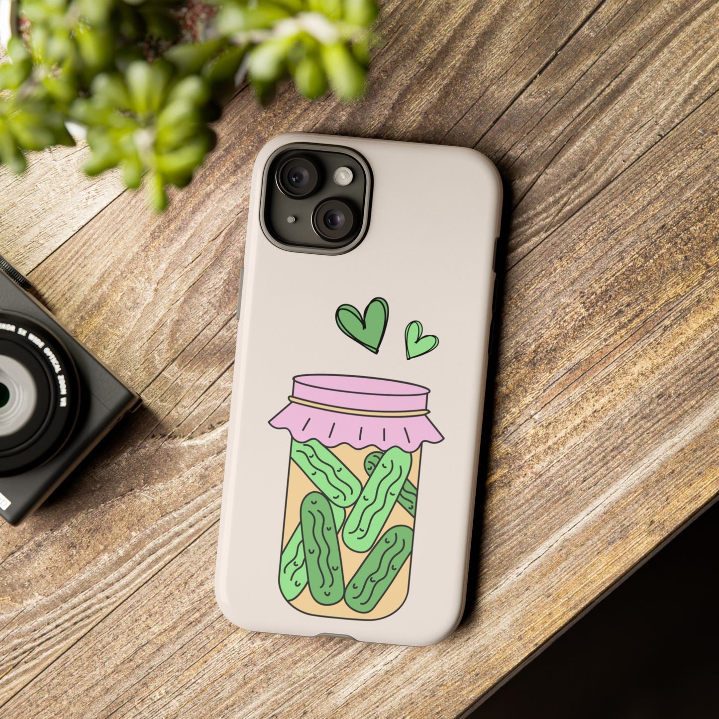 Pickle Jar Phone Case: iPhone, Pixel and Galaxy