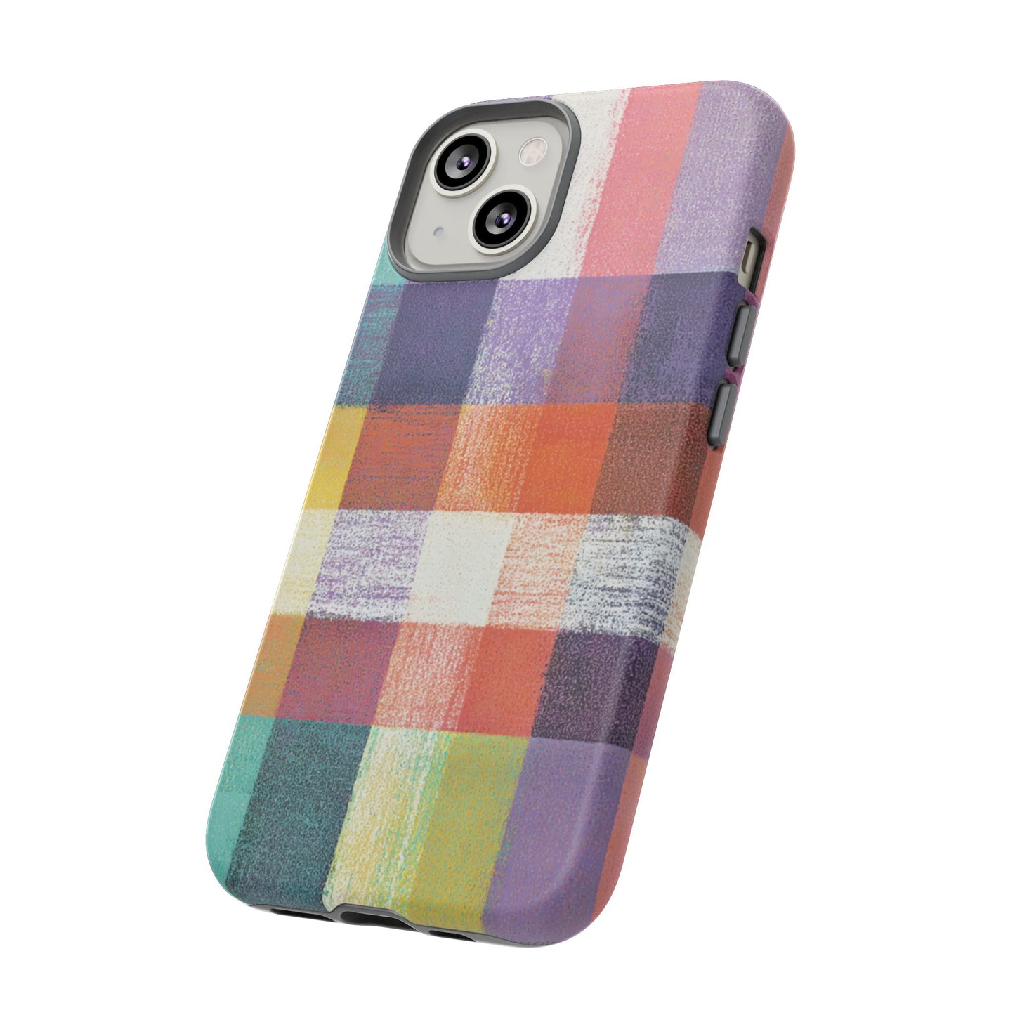 Colorful Plaid Phone Case - iPhone, Galaxy and Pixel Models
