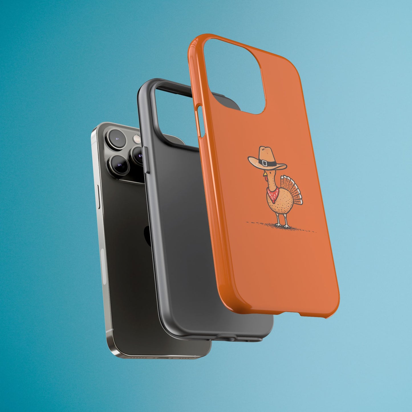 Turkey Phone Case, Funny Thanksgiving Cover, Autumn Fall Design iPhone Samsung Pixel