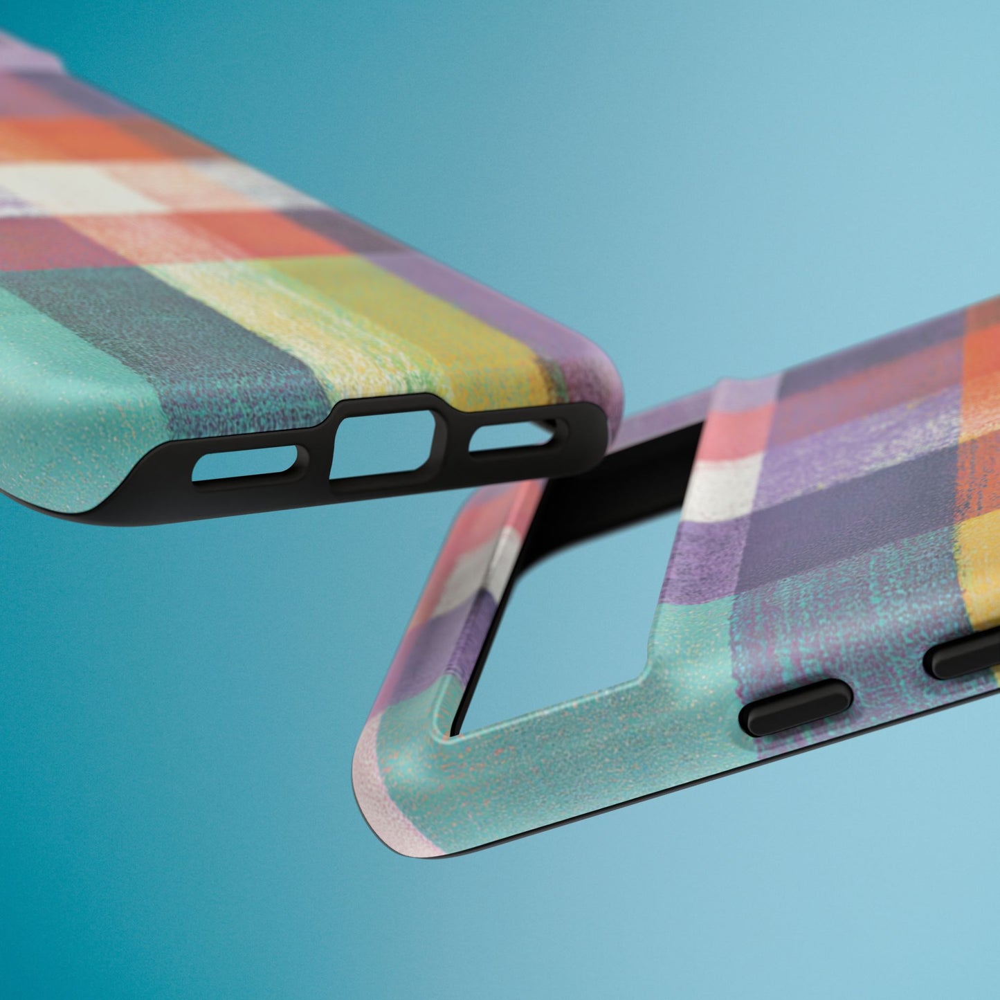 Colorful Plaid Phone Case - iPhone, Galaxy and Pixel Models