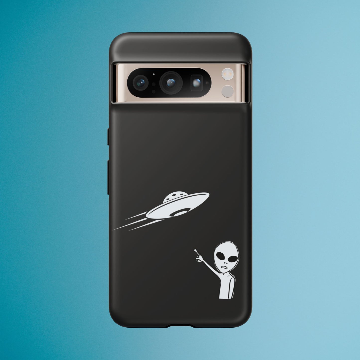 Alien UFO Phone Case, Supernatural Space Design, Sci Fi Aesthetic iPhone Samsung Pixel Cover