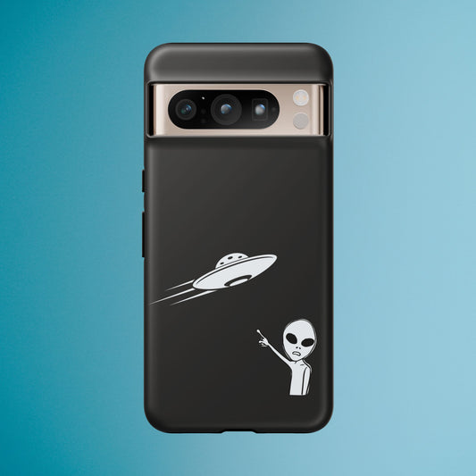 Alien UFO Phone Case, Supernatural Space Design, Sci Fi Aesthetic iPhone Samsung Pixel Cover