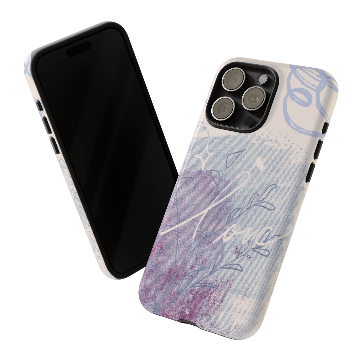 Love Pastel Abstract Phone Case: iPhone, Pixel, Galaxy