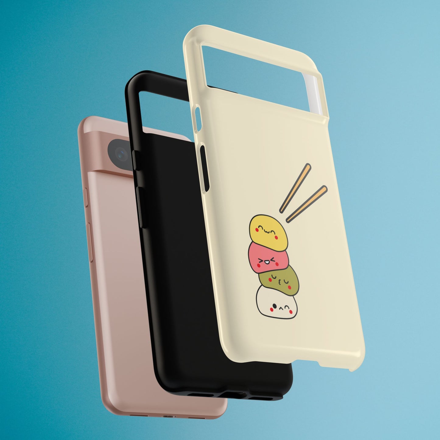 Cute Kawaii Snack Phone Case: iPhone 16–17, Galaxy S23–26, Pixel 7–9