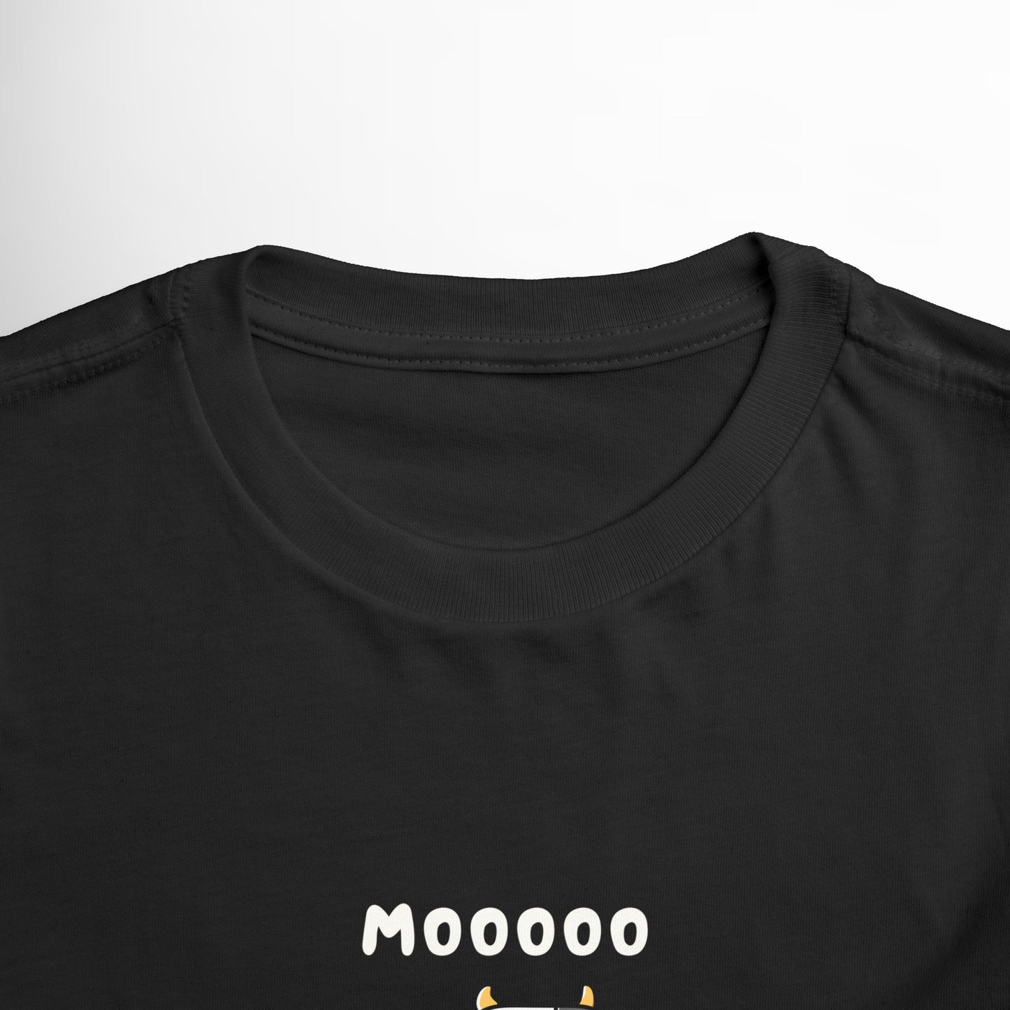 Moo Toddler Shirt - Cute Cow Graphic Cotton Tee with Farm Animal Design (2T-5T)