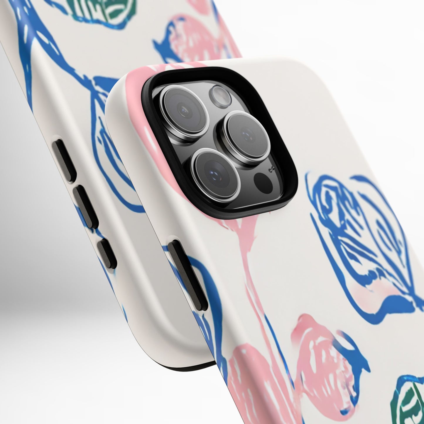 Floral Abstract Case - Artistic Phone Cover iPhone 14-17 Pro Air