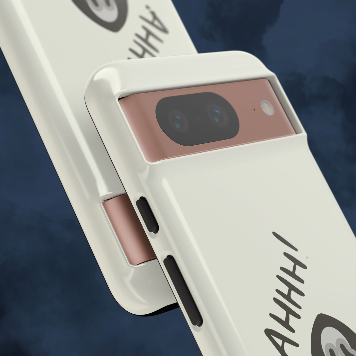 Ghostface Phone Case: Horror Movie Parody iPhone Samsung Pixel Cover