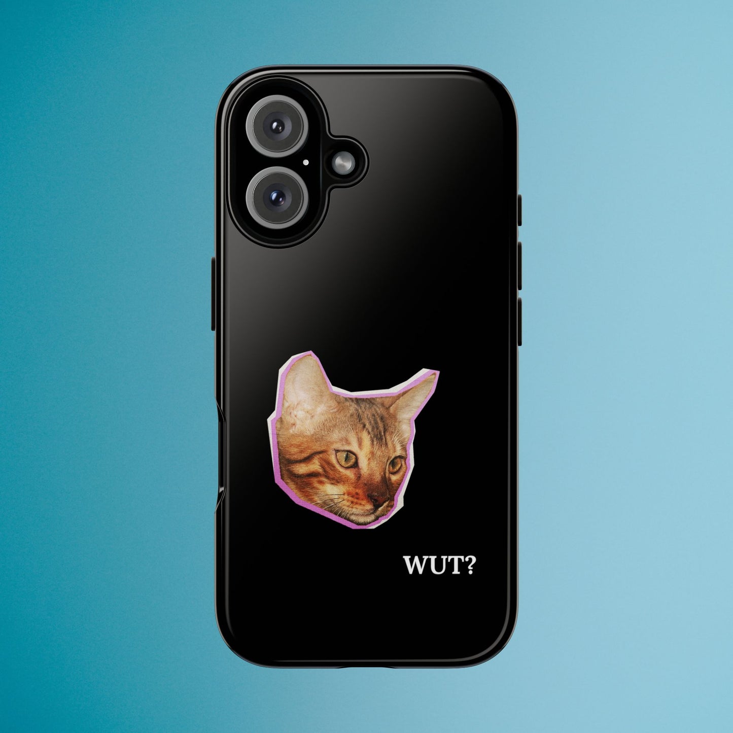 Funny Cat Meme Phone Case - iPhone, Galaxy, Pixel
