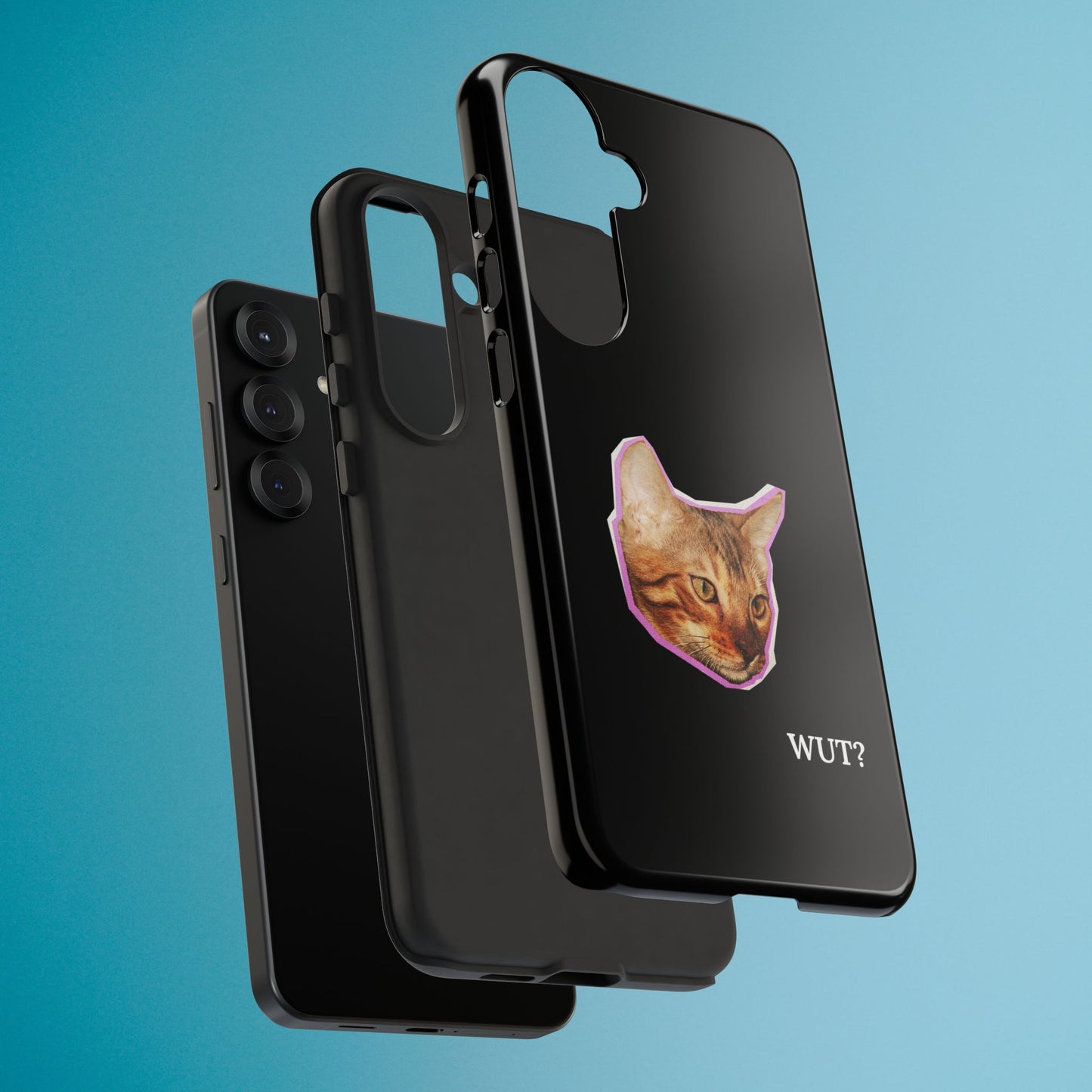 Funny Cat Meme Phone Case - iPhone, Galaxy, Pixel