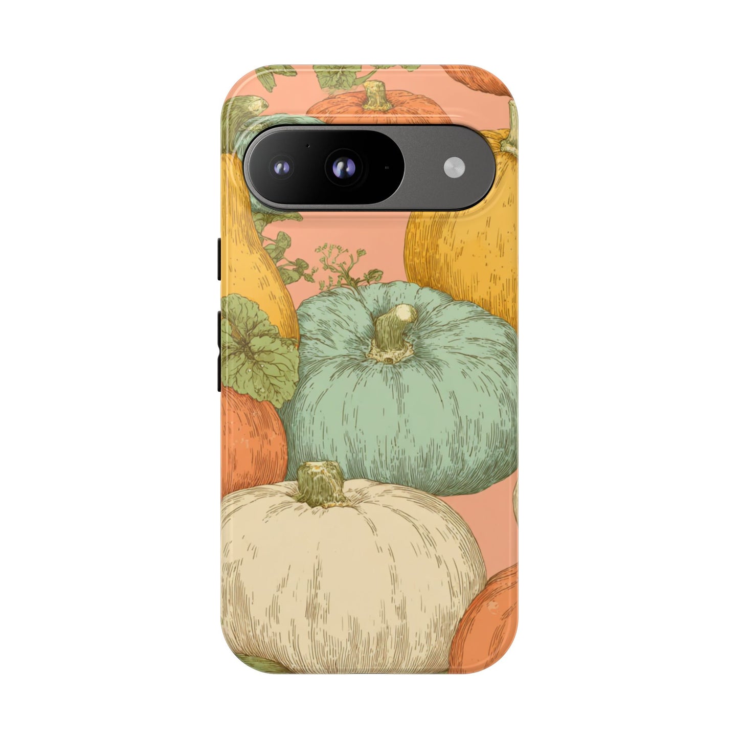 Pumpkin Patch Phone Case - Autumn Aesthetic iPhone Samsung Cover, Fall Halloween Pumpkin Design, Cozy Rustic Harvest Phone Accessory