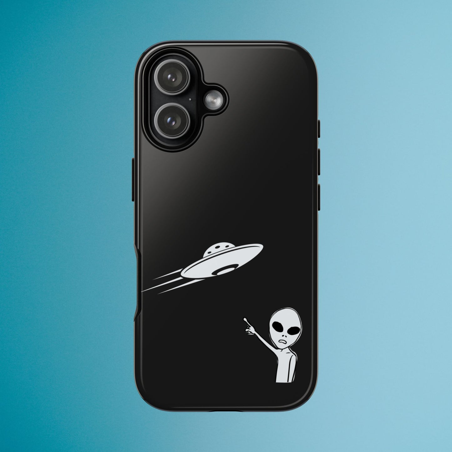 Alien UFO Phone Case, Supernatural Space Design, Sci Fi Aesthetic iPhone Samsung Pixel Cover