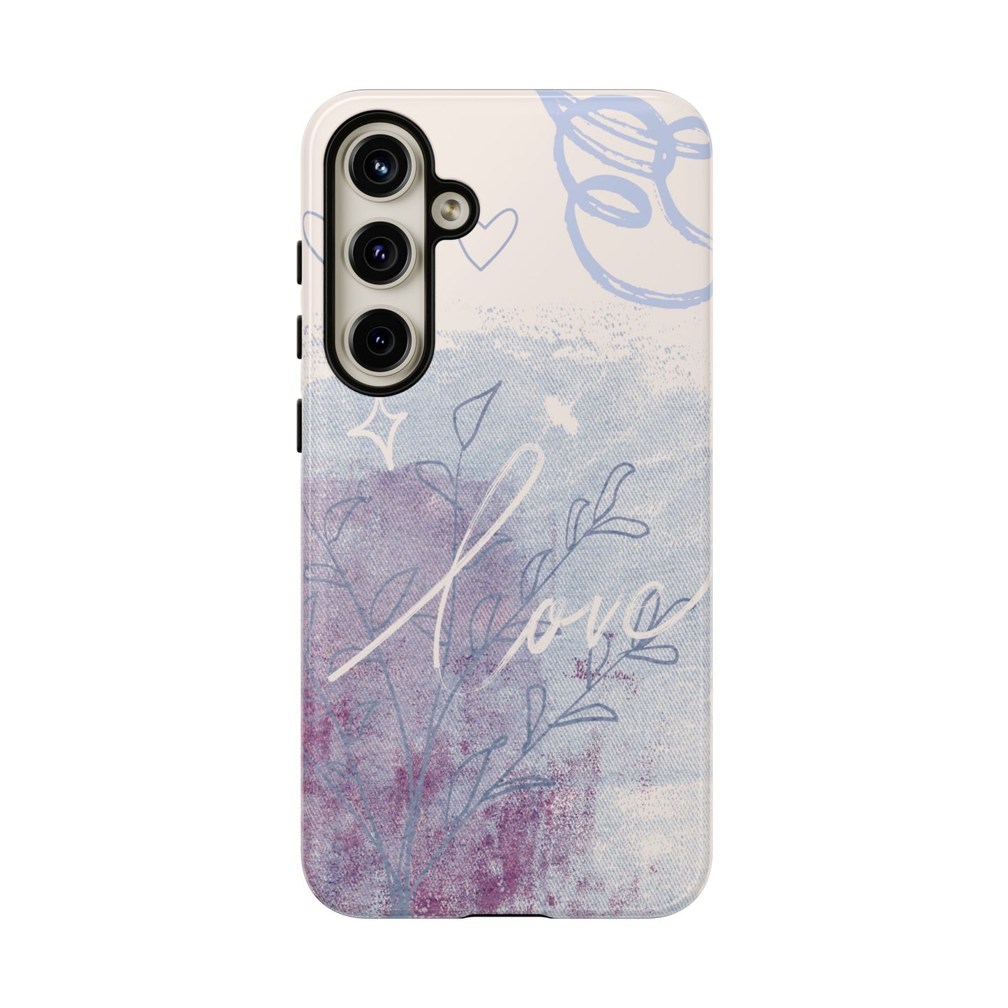 Love Pastel Abstract Phone Case: iPhone, Pixel, Galaxy