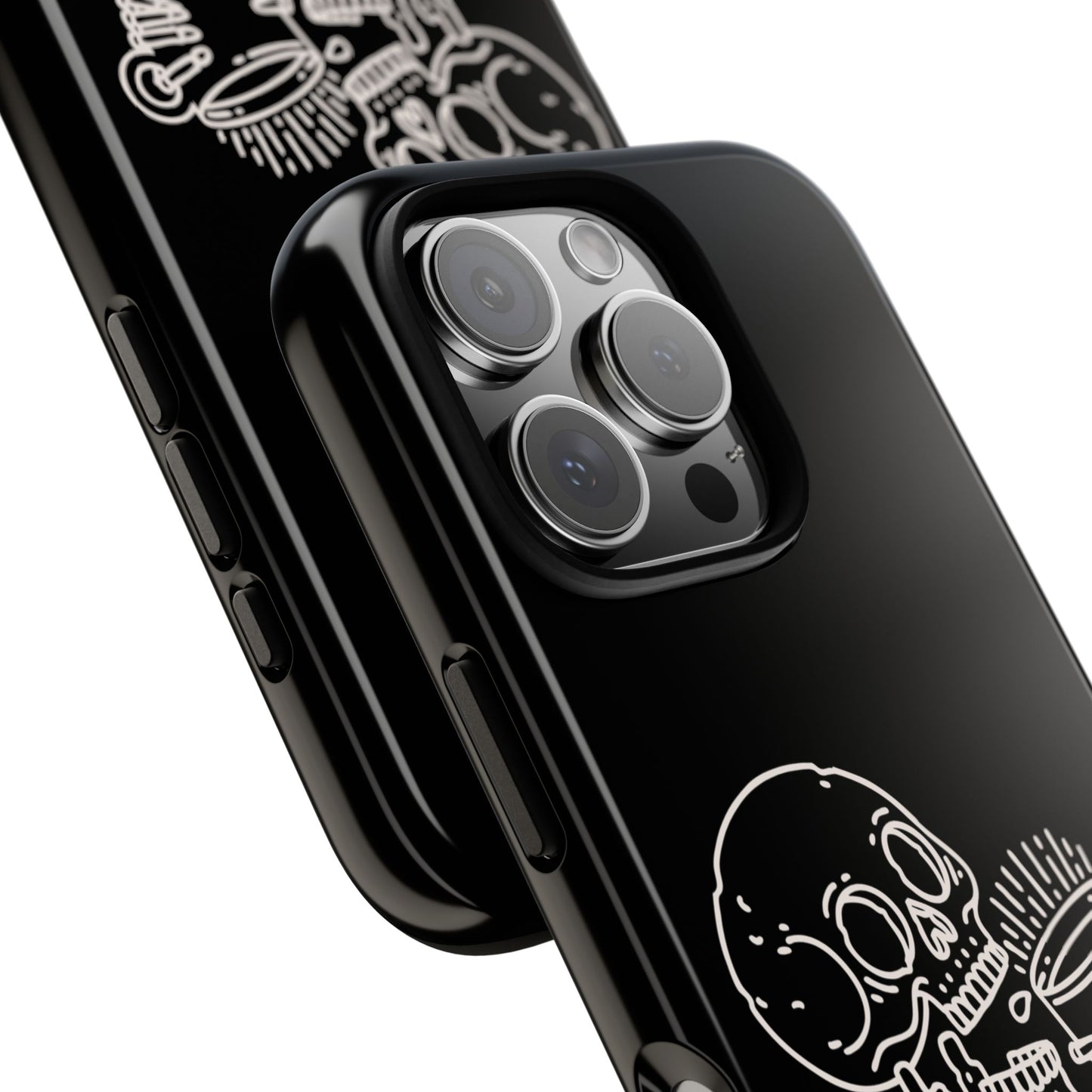 Skull Coffee Phone Case Gothic iPhone, Samsung,!Pixel