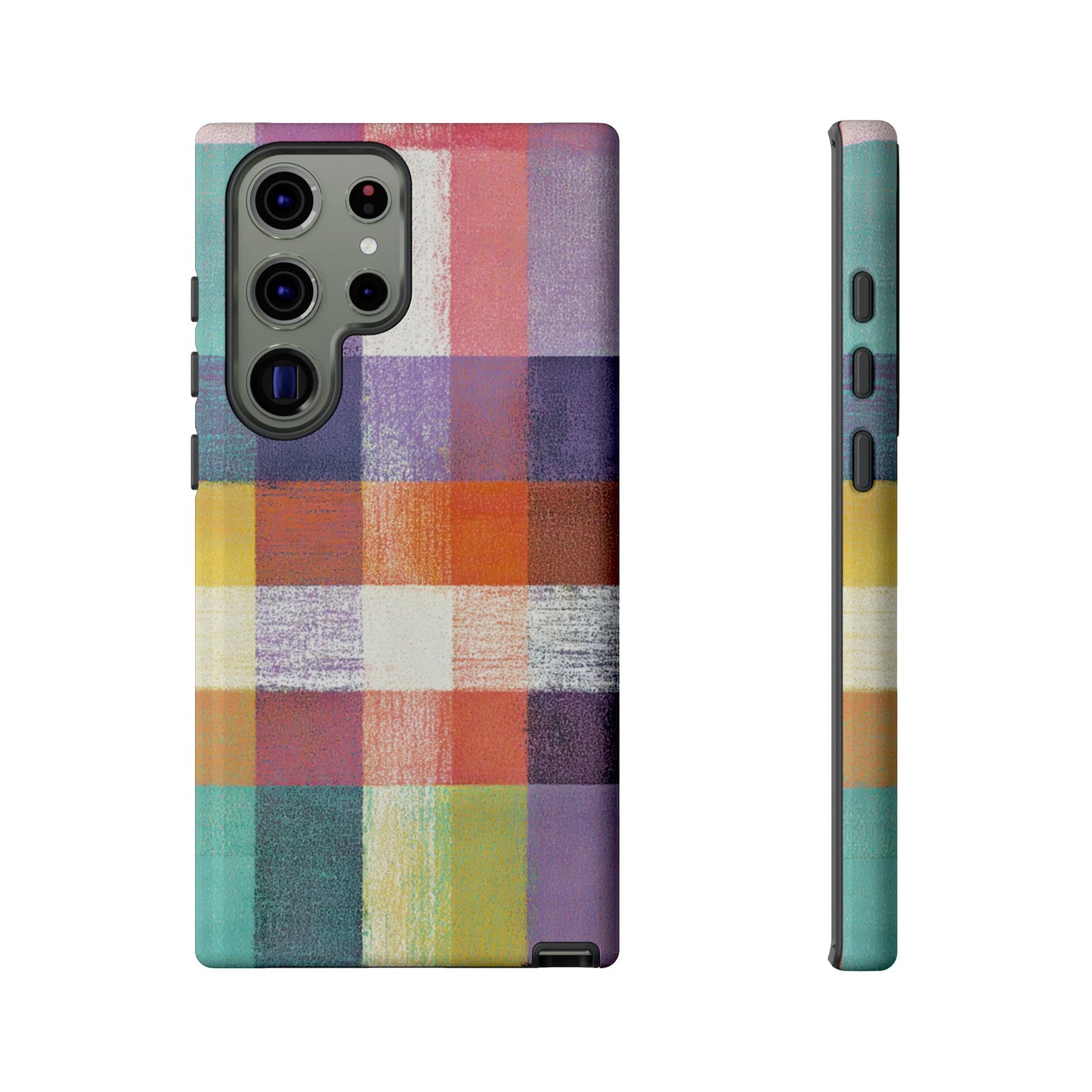 Colorful Plaid Phone Case - iPhone, Galaxy and Pixel Models