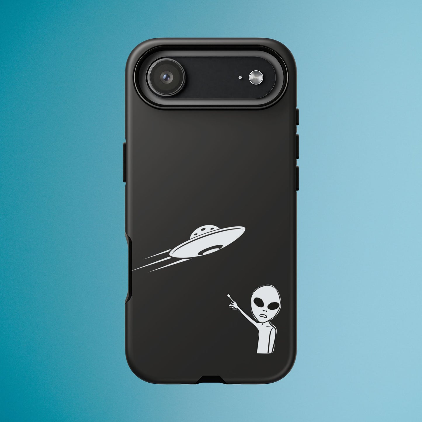 Alien UFO Phone Case, Supernatural Space Design, Sci Fi Aesthetic iPhone Samsung Pixel Cover