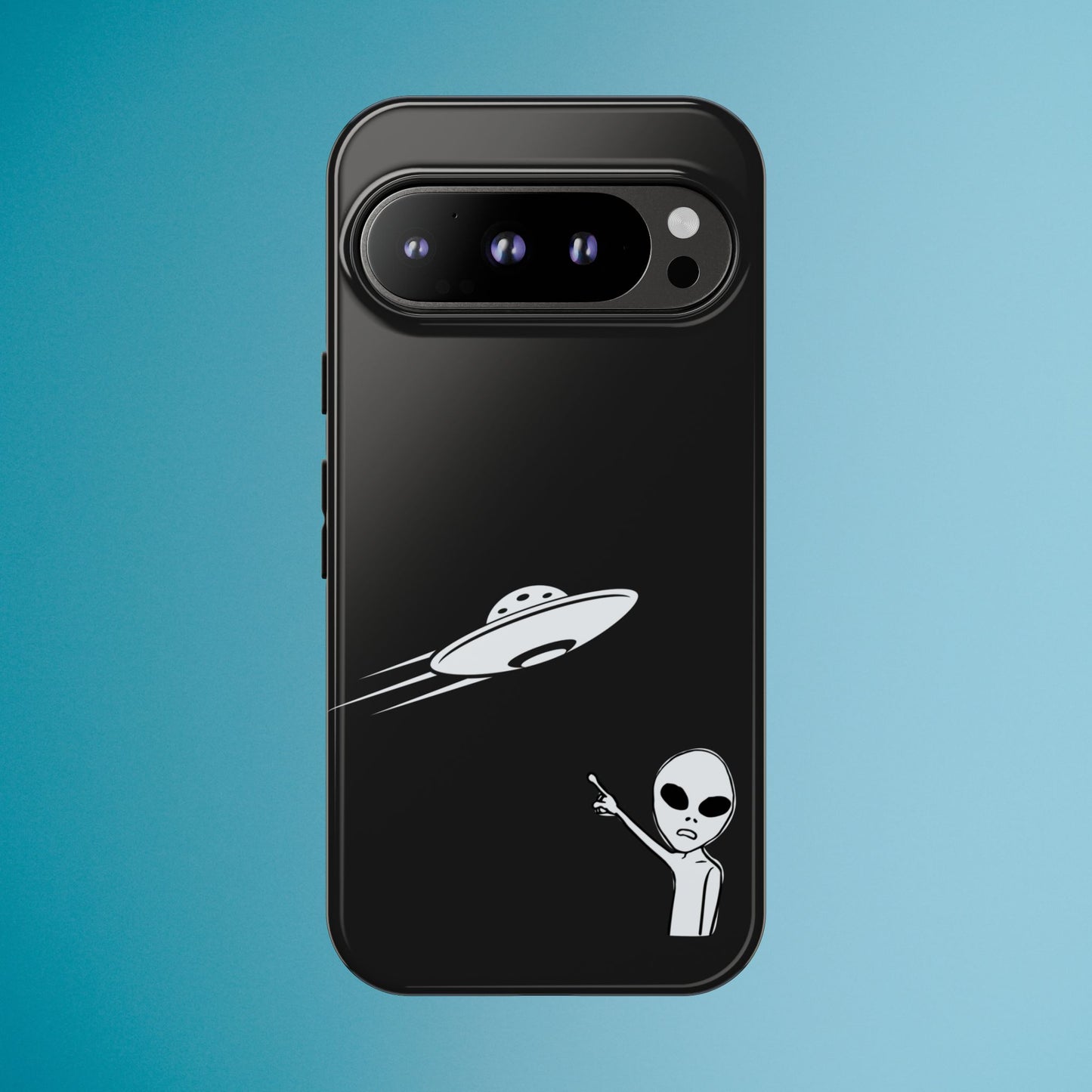 Alien UFO Phone Case, Supernatural Space Design, Sci Fi Aesthetic iPhone Samsung Pixel Cover