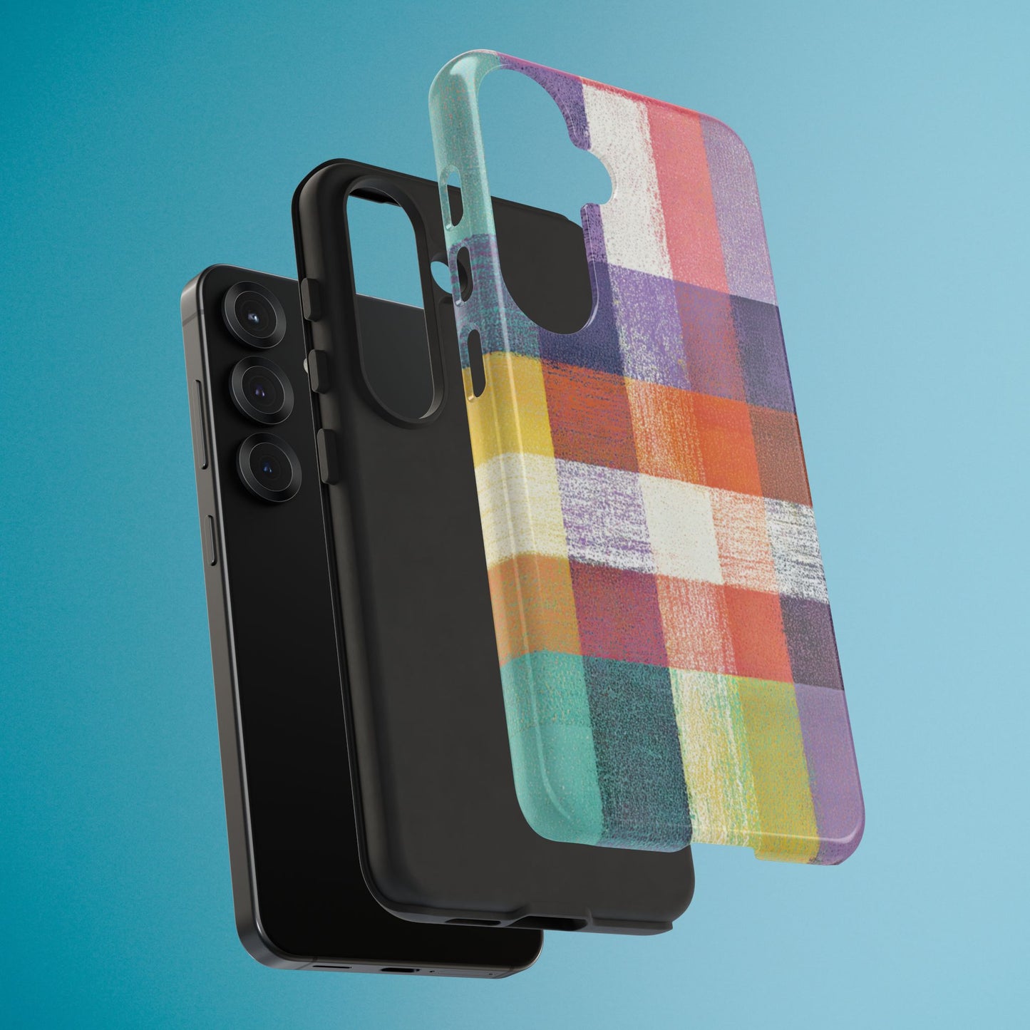 Colorful Plaid Phone Case - iPhone, Galaxy and Pixel Models