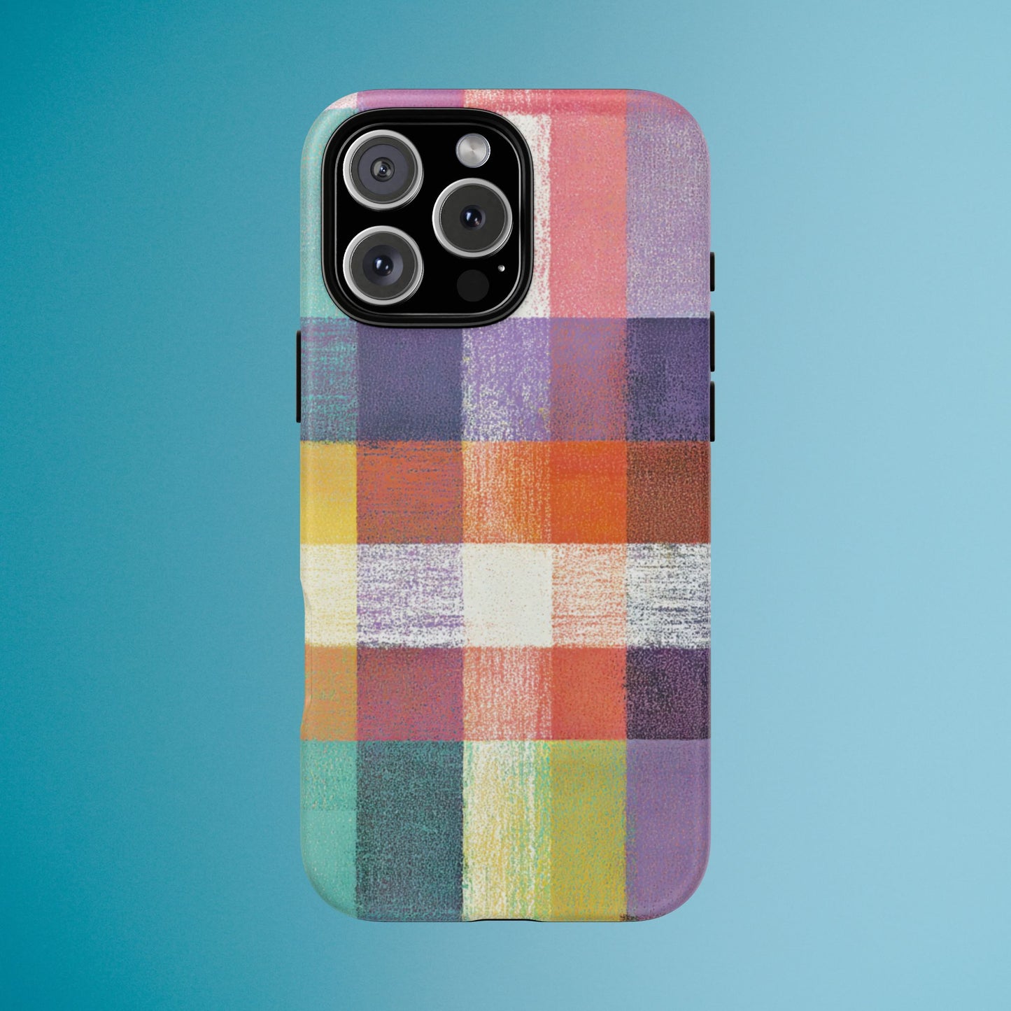 Colorful Plaid Phone Case - iPhone, Galaxy and Pixel Models