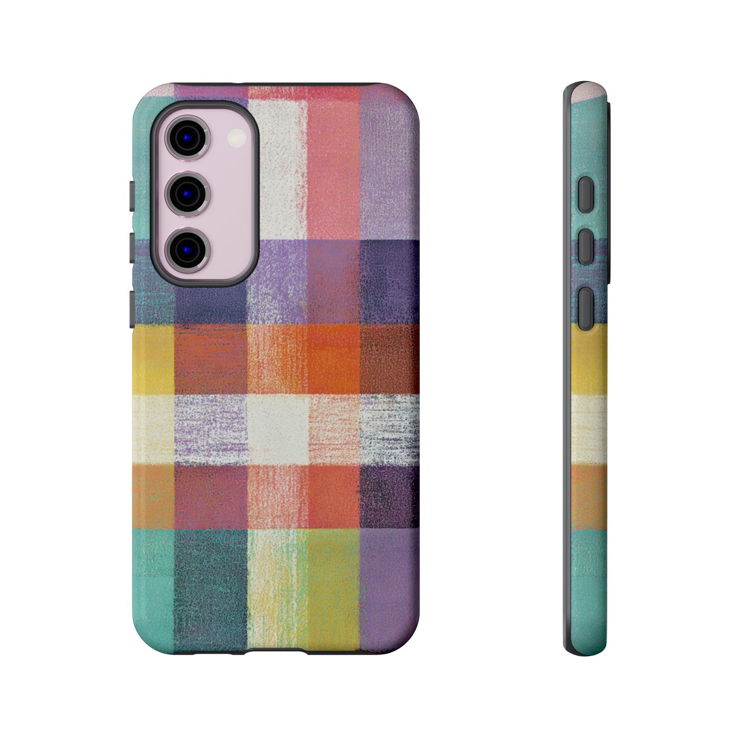 Colorful Plaid Phone Case - iPhone, Galaxy and Pixel Models