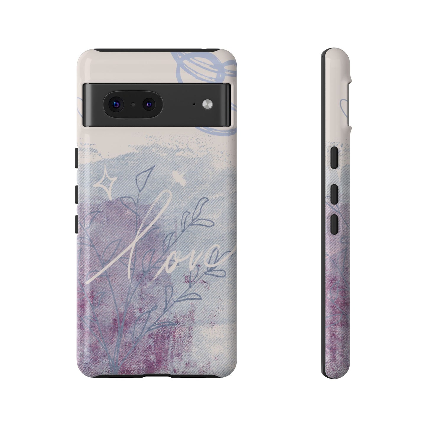 Love Pastel Abstract Phone Case: iPhone, Pixel, Galaxy