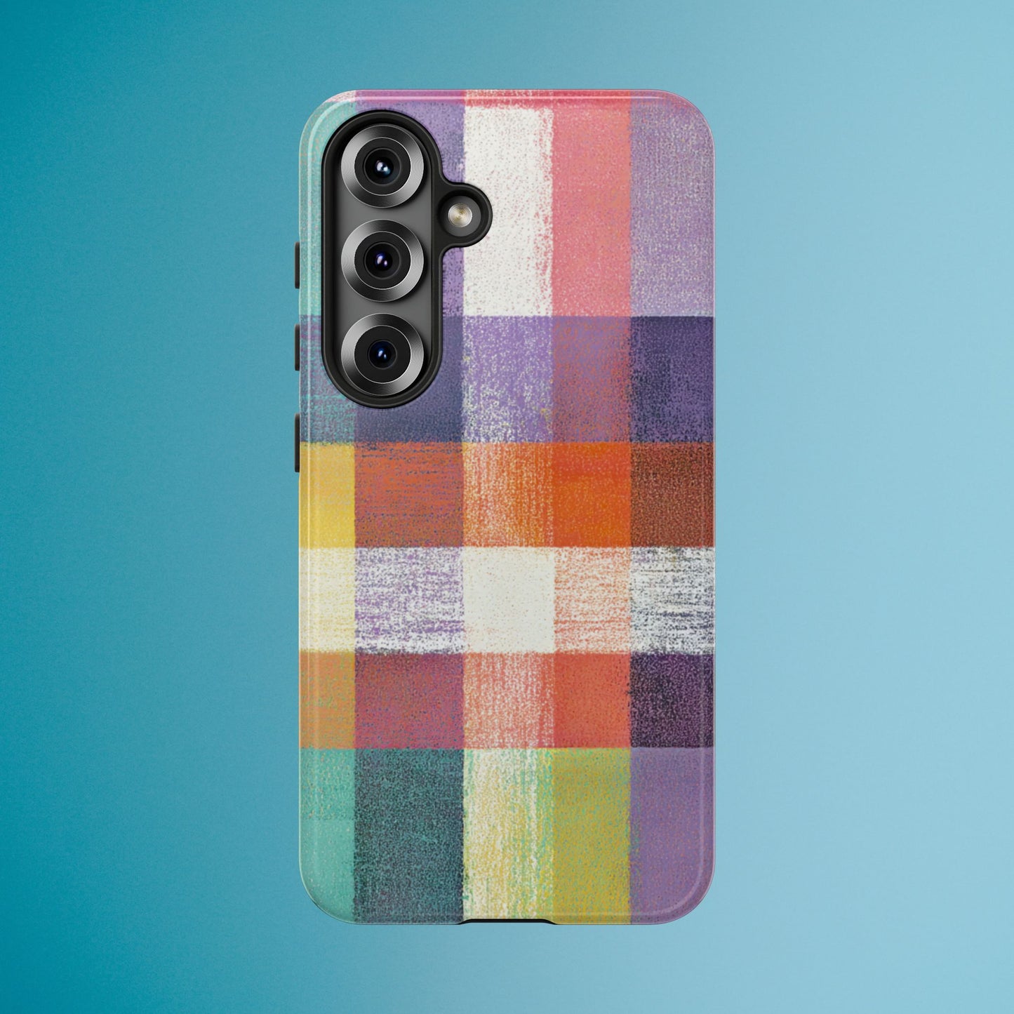 Colorful Plaid Phone Case - iPhone, Galaxy and Pixel Models