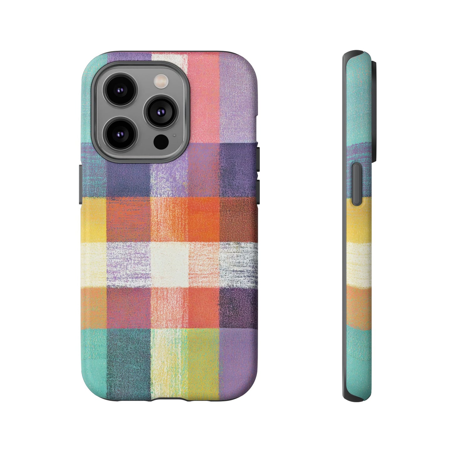 Colorful Plaid Phone Case - iPhone, Galaxy and Pixel Models