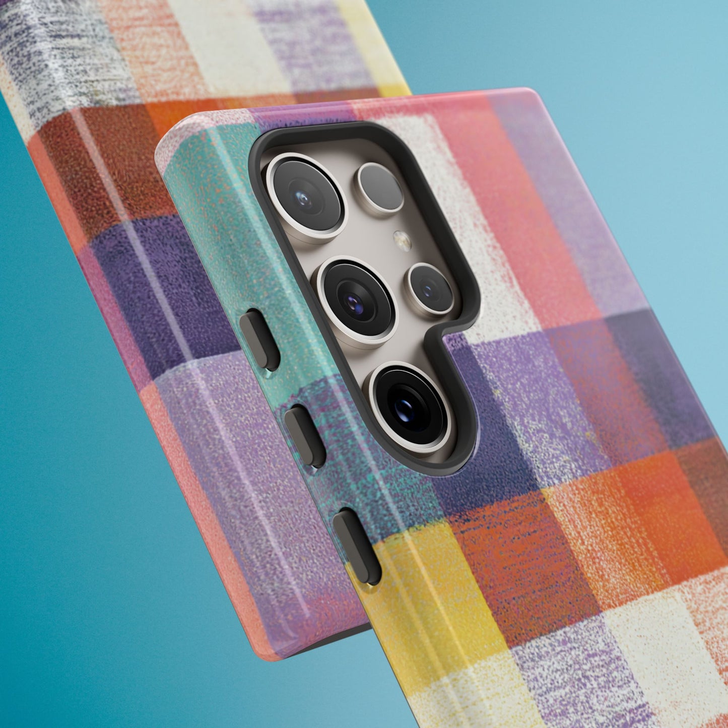 Colorful Plaid Phone Case - iPhone, Galaxy and Pixel Models