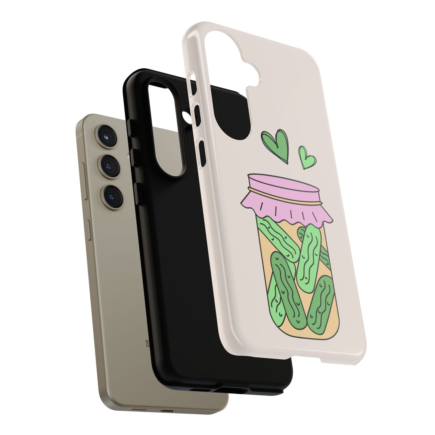 Pickle Jar Phone Case: iPhone, Pixel and Galaxy
