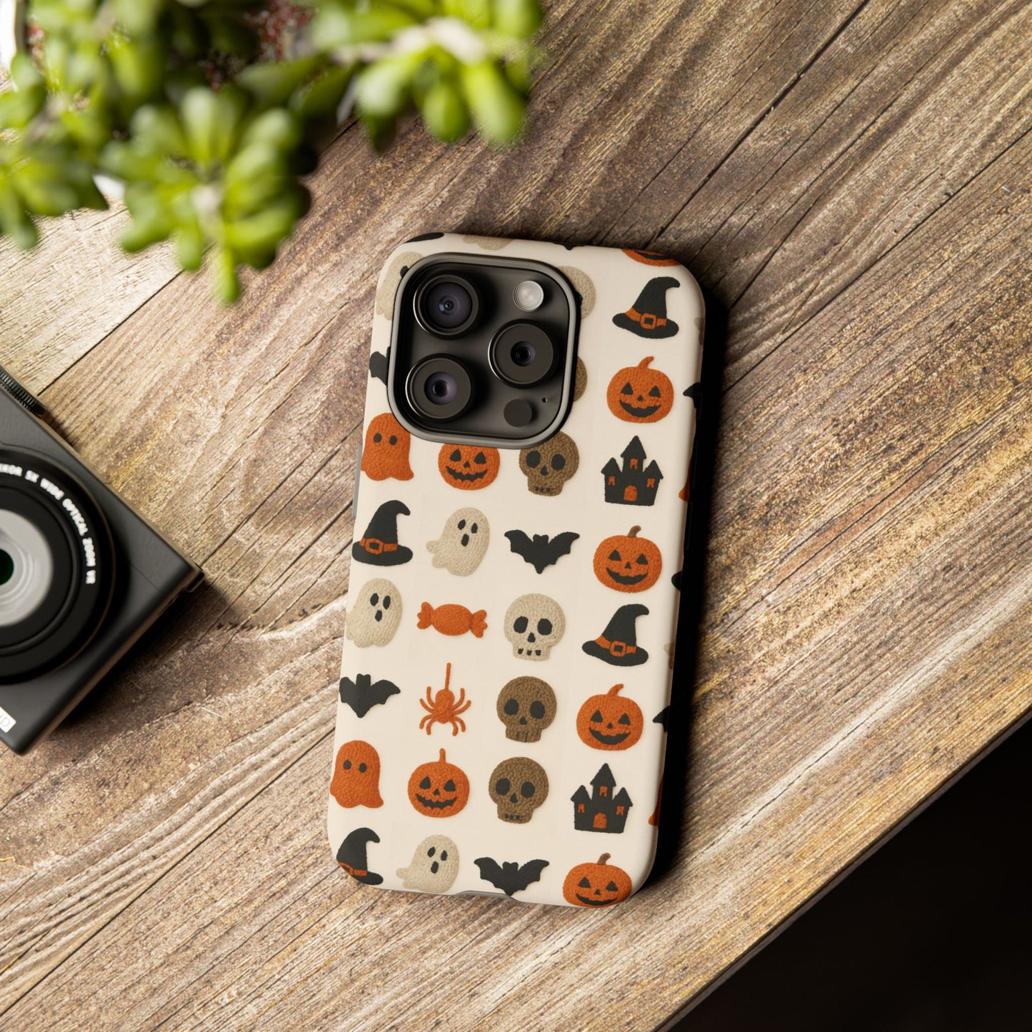 Spooky Pattern Cover-  iPhone Samsung Pixel Case
