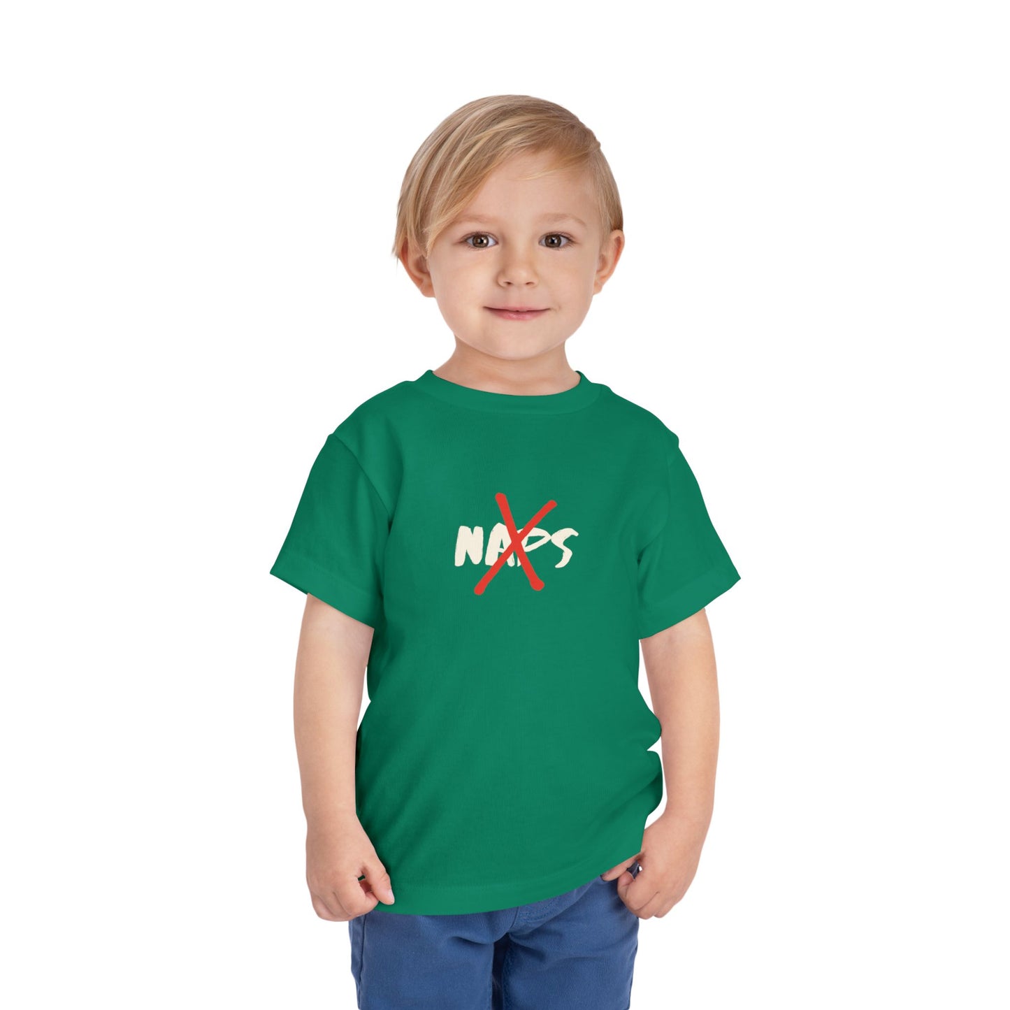 No Naps Toddler T-Shirt - Funny Kids Graphic Tee