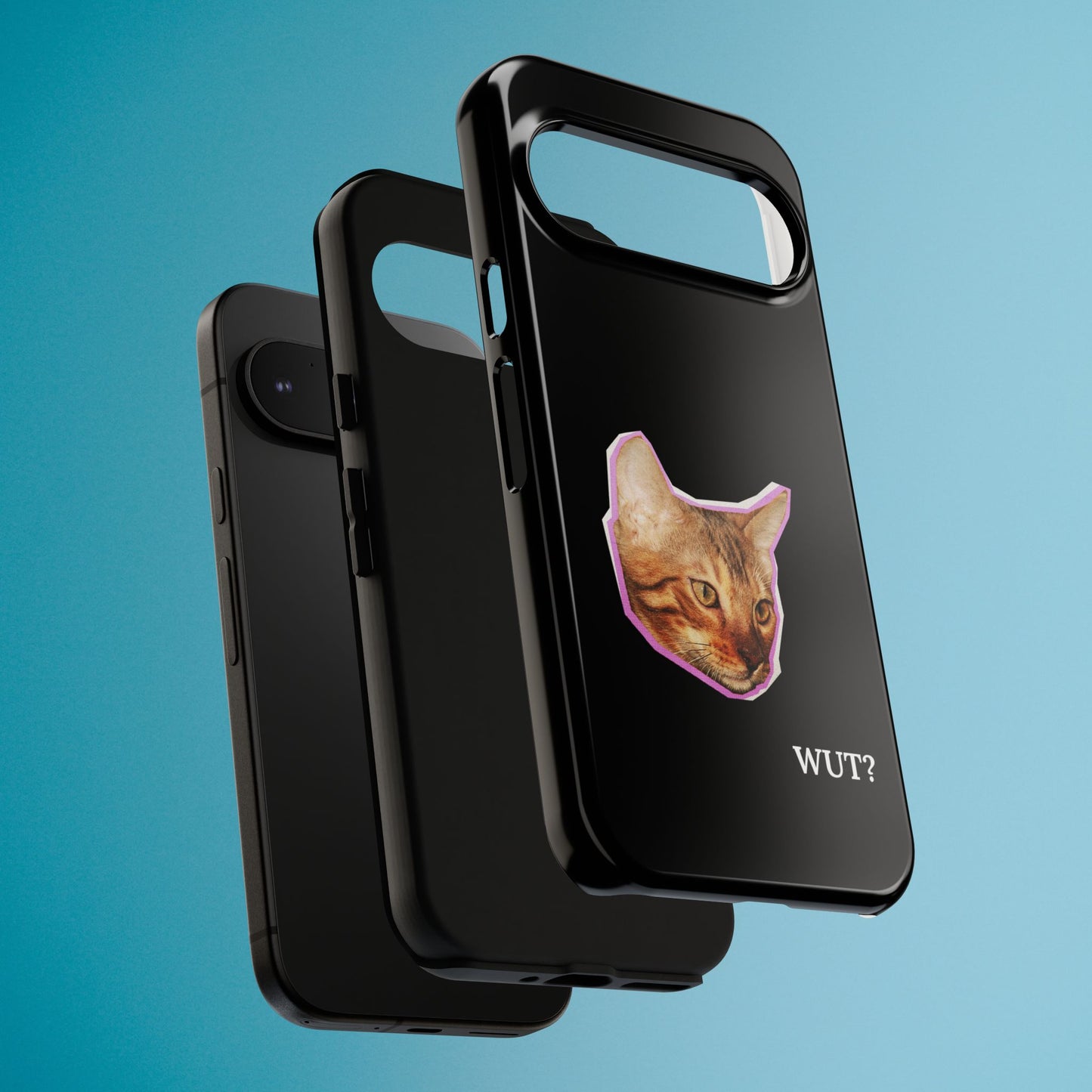 Funny Cat Meme Phone Case - iPhone, Galaxy, Pixel