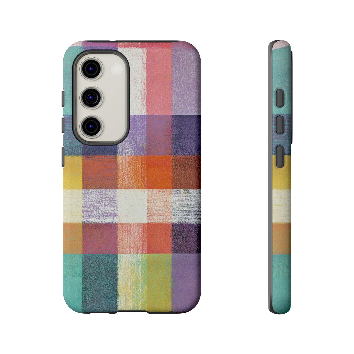 Colorful Plaid Phone Case - iPhone, Galaxy and Pixel Models
