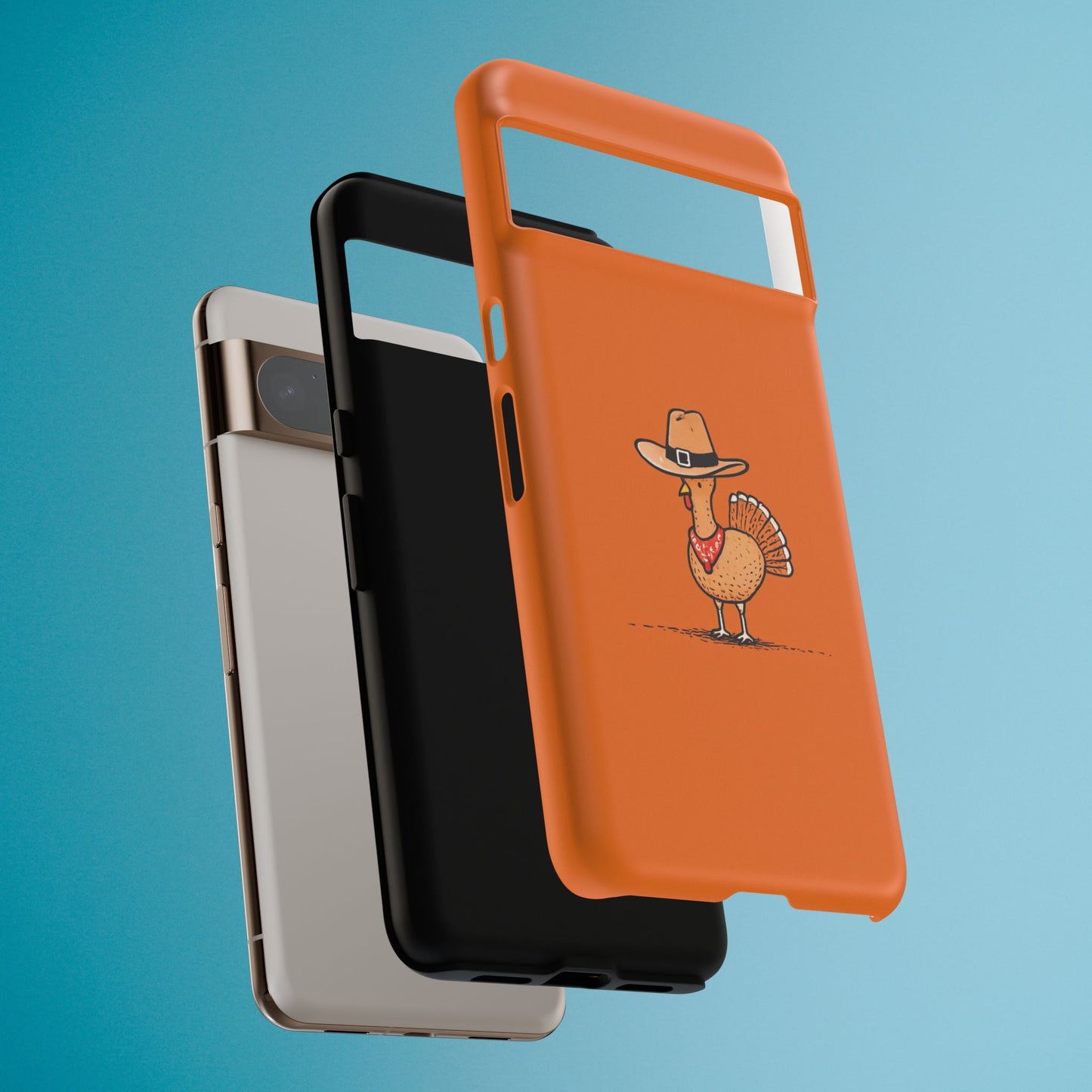 Turkey Phone Case, Funny Thanksgiving Cover, Autumn Fall Design iPhone Samsung Pixel