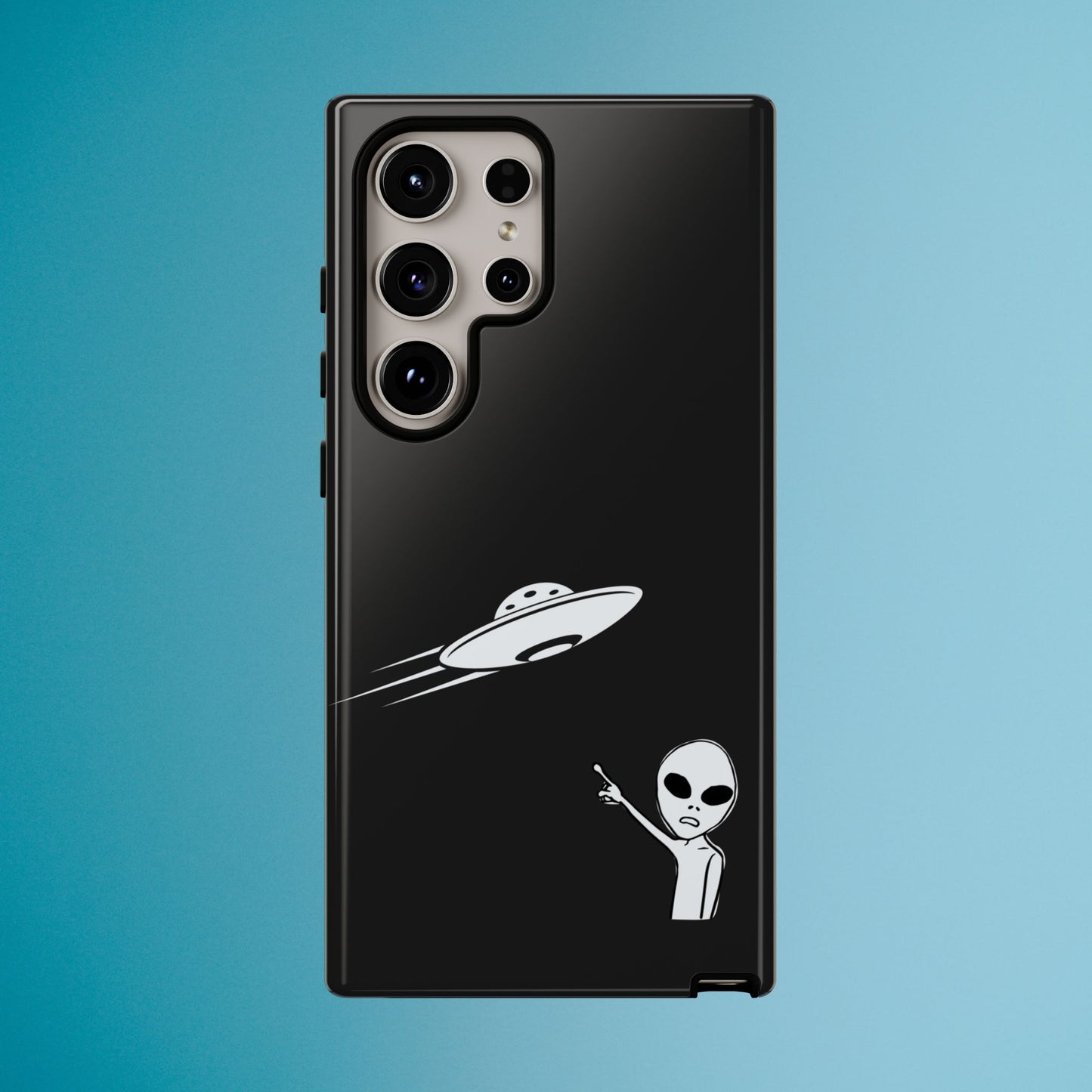 Alien UFO Phone Case, Supernatural Space Design, Sci Fi Aesthetic iPhone Samsung Pixel Cover