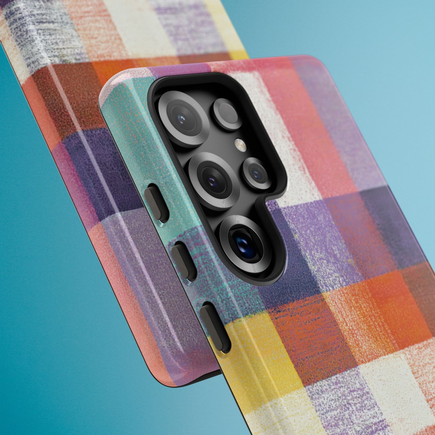 Colorful Plaid Phone Case - iPhone, Galaxy and Pixel Models