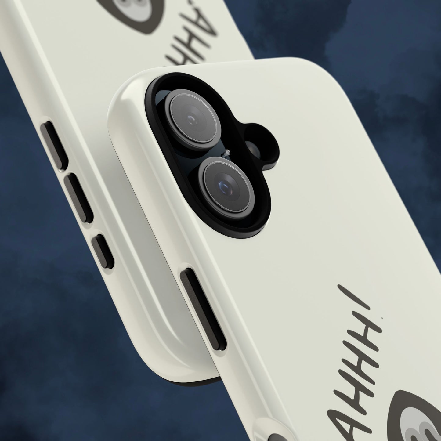 Ghostface Phone Case: Horror Movie Parody iPhone Samsung Pixel Cover