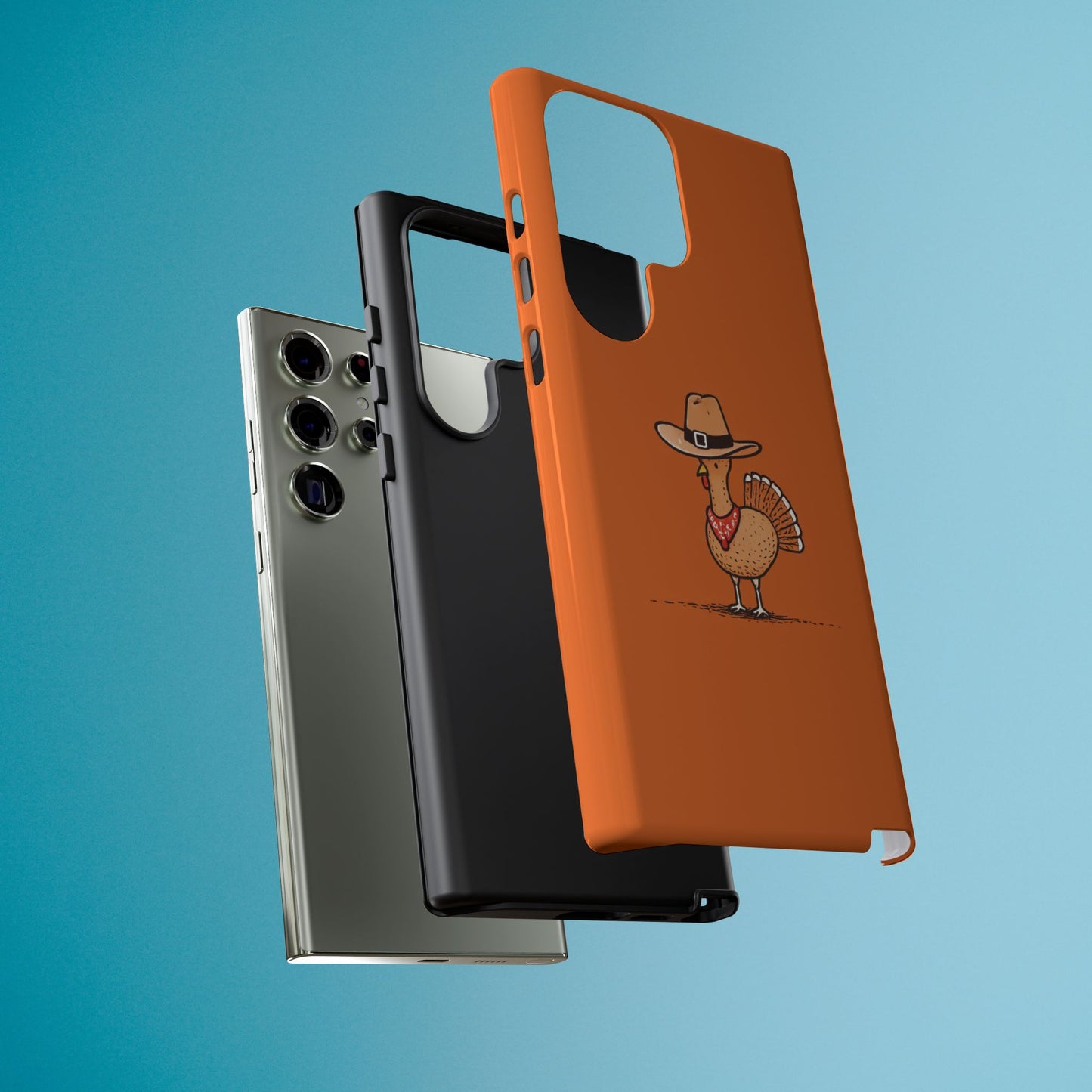 Turkey Phone Case, Funny Thanksgiving Cover, Autumn Fall Design iPhone Samsung Pixel