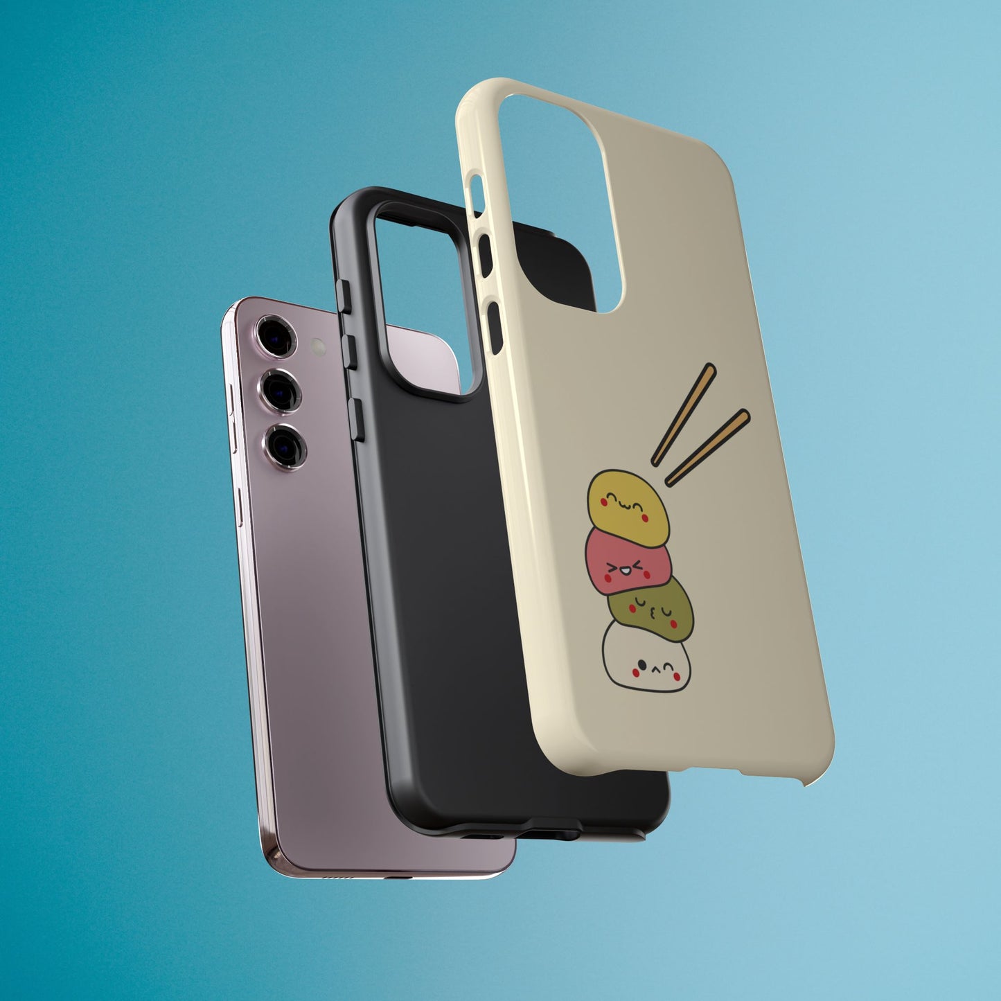 Cute Kawaii Snack Phone Case: iPhone 16–17, Galaxy S23–26, Pixel 7–9