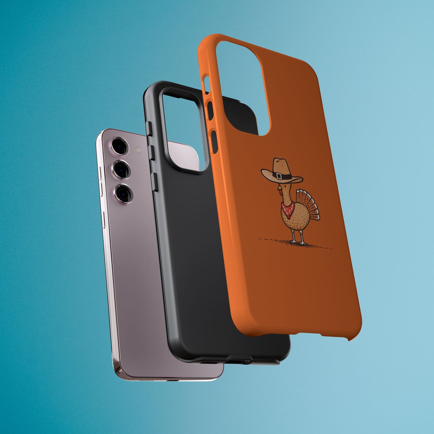 Turkey Phone Case, Funny Thanksgiving Cover, Autumn Fall Design iPhone Samsung Pixel