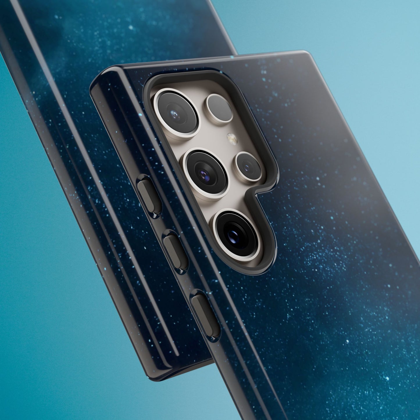 Dark Starry Night Phone Case - Winter Theme Phone Cover for iPhone, Pixel and Samsung Galaxy Models