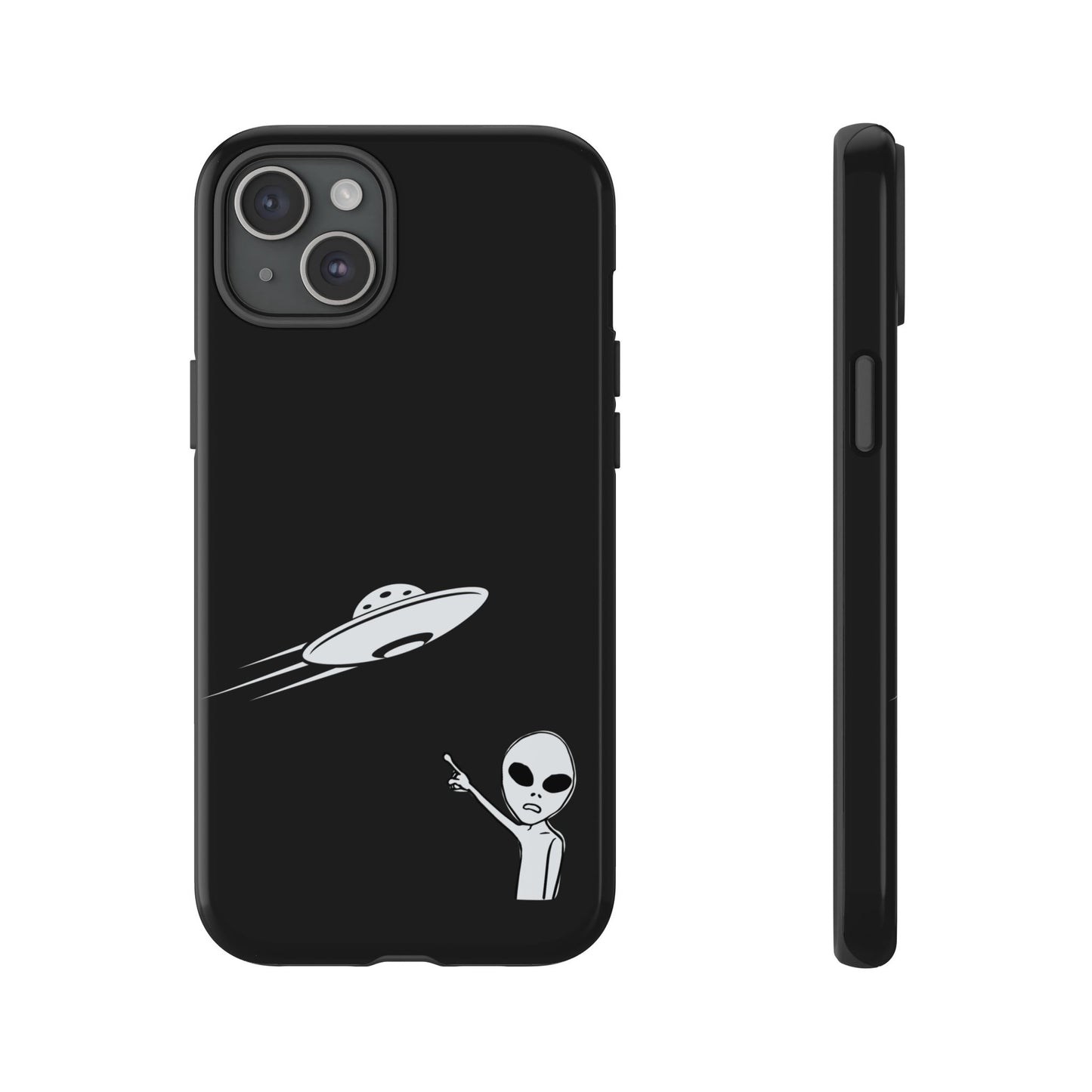 Alien UFO Phone Case, Supernatural Space Design, Sci Fi Aesthetic iPhone Samsung Pixel Cover
