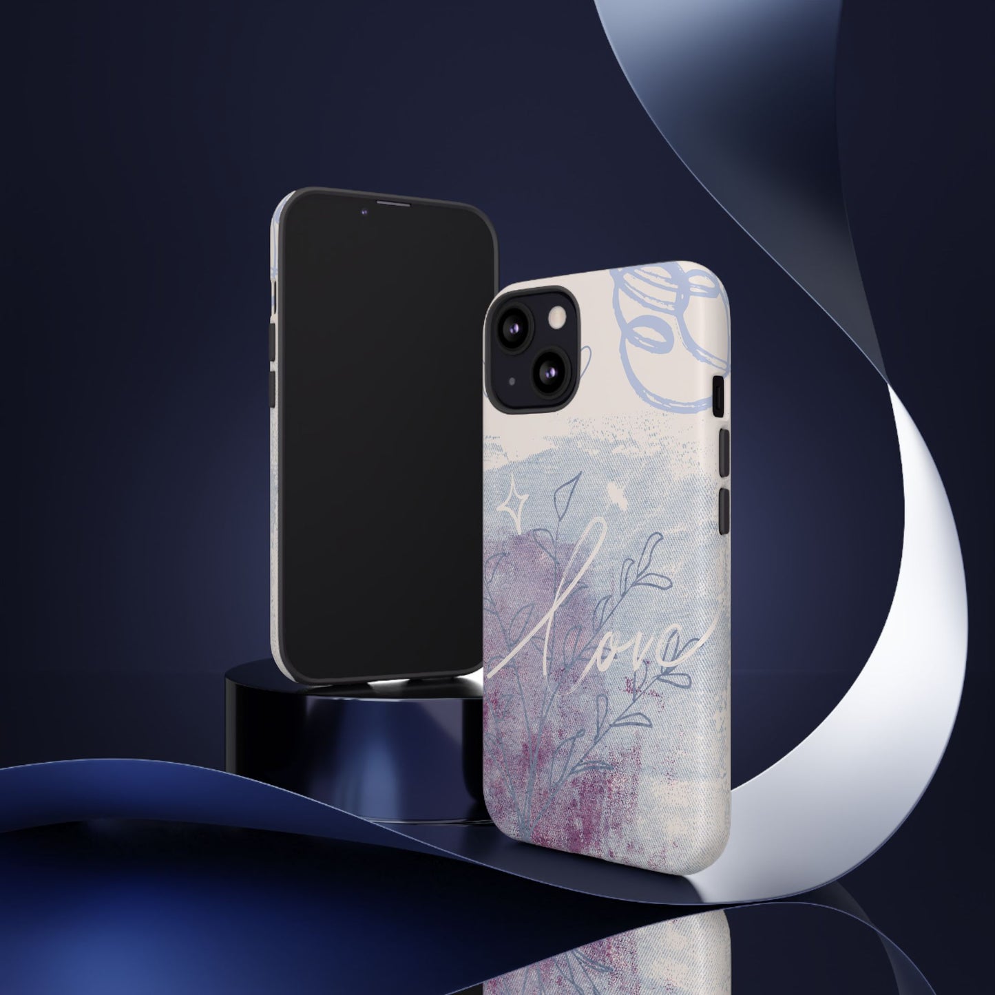 Love Pastel Abstract Phone Case: iPhone, Pixel, Galaxy