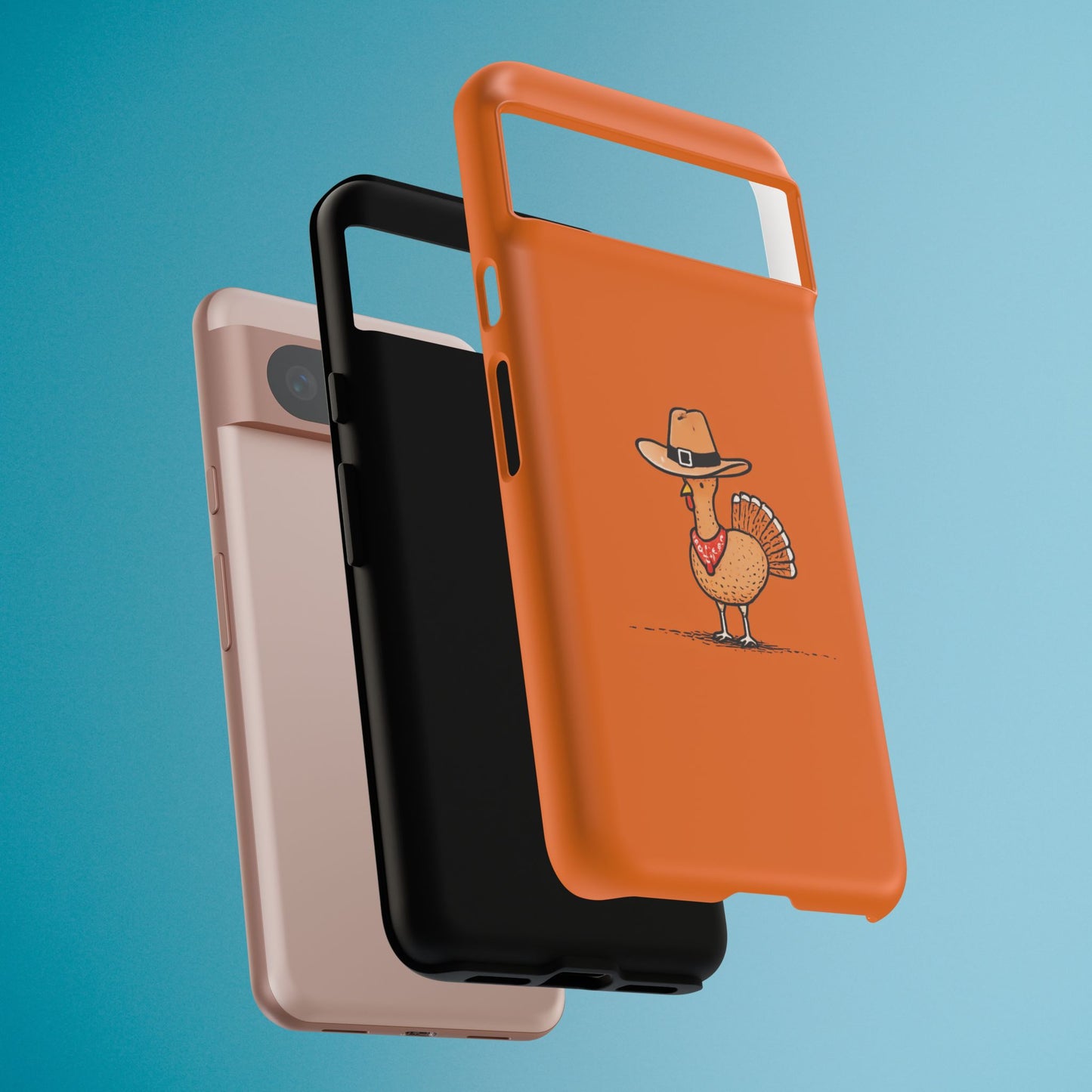 Turkey Phone Case, Funny Thanksgiving Cover, Autumn Fall Design iPhone Samsung Pixel