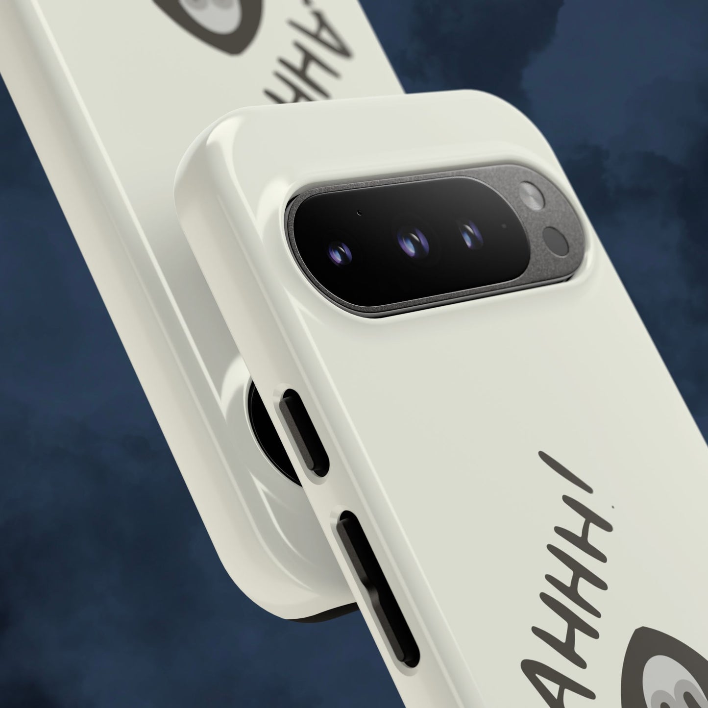 Ghostface Phone Case: Horror Movie Parody iPhone Samsung Pixel Cover