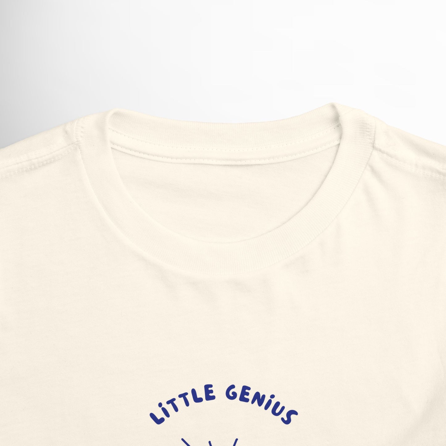 Little Genius Toddler Shirt - Lightbulb Graphic Cotton Tee (2T-5T)